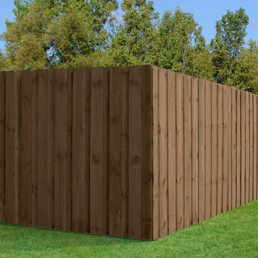 Outdoor Essentials 1-in x 6-in x 6-ft Cedar Dog Ear Fence Picket in the ...