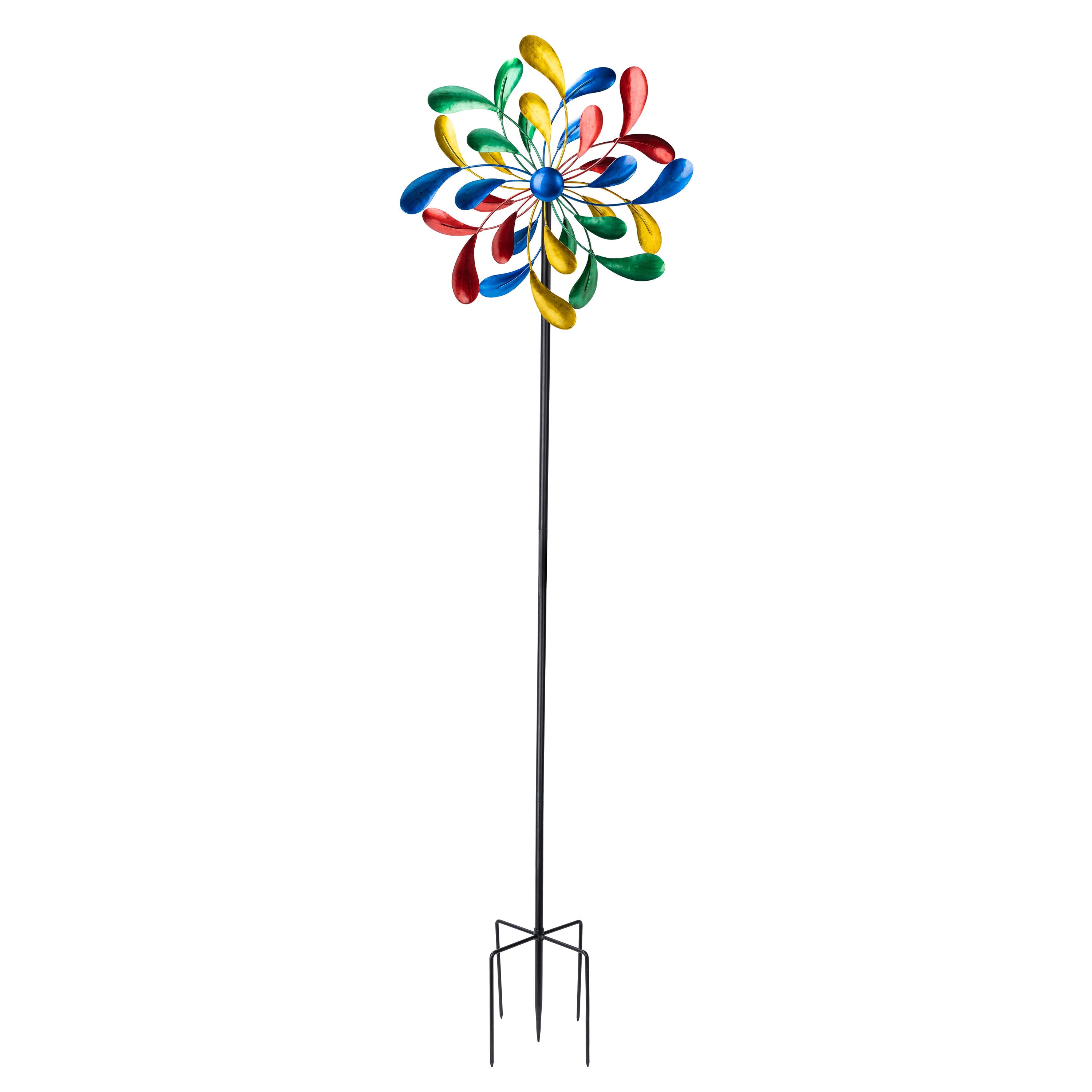 Teamson Home 4224345 70.87-Inches 2 -Blade Iron Decorative Windmill