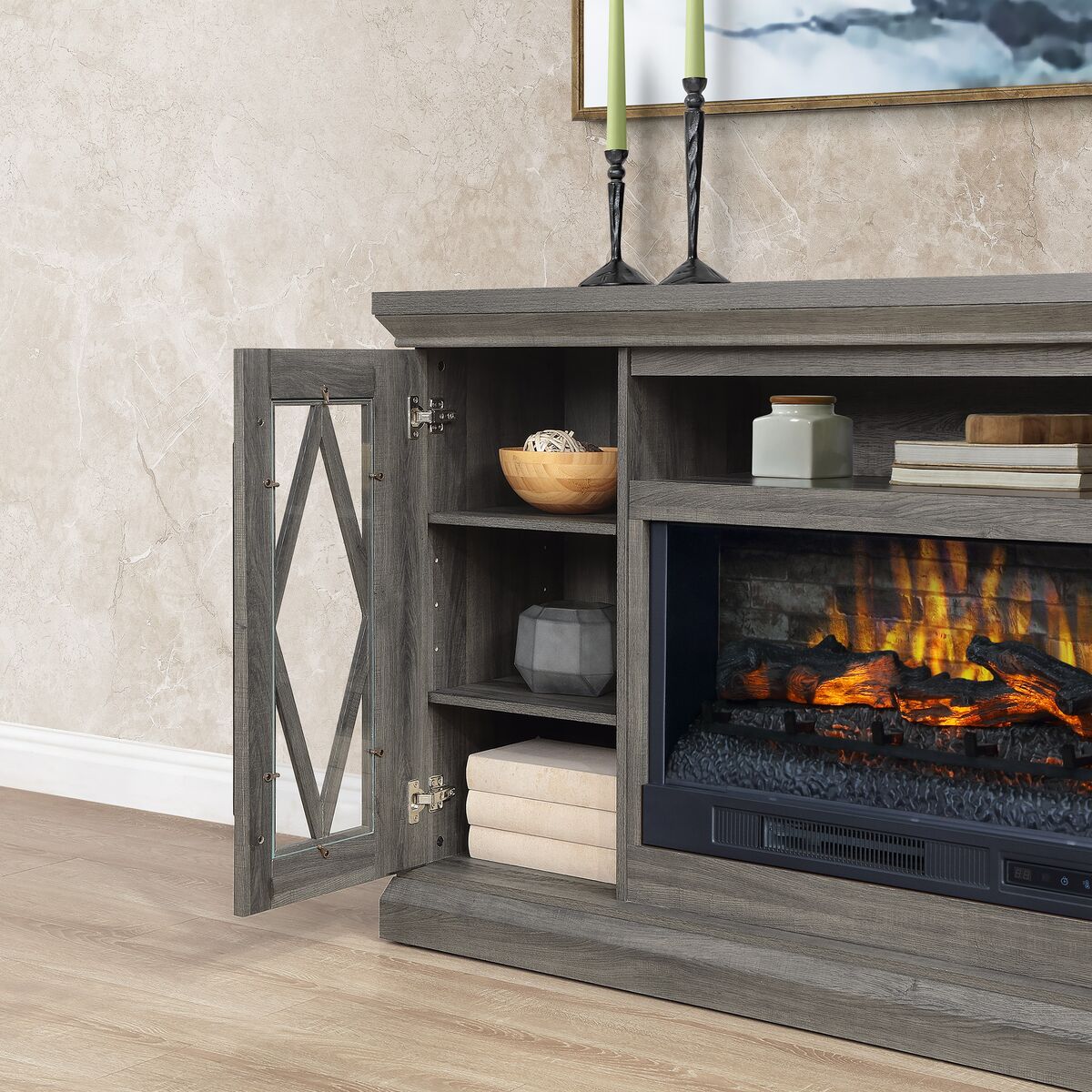 allen + roth LWFP62-9 Electric-Fireplaces - View #3