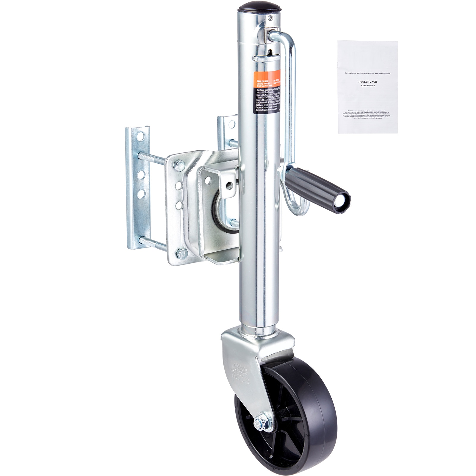 SVOPES SVOPESYTTCQJ100869V0 1000-lb Capacity Top wind Trailer Jack