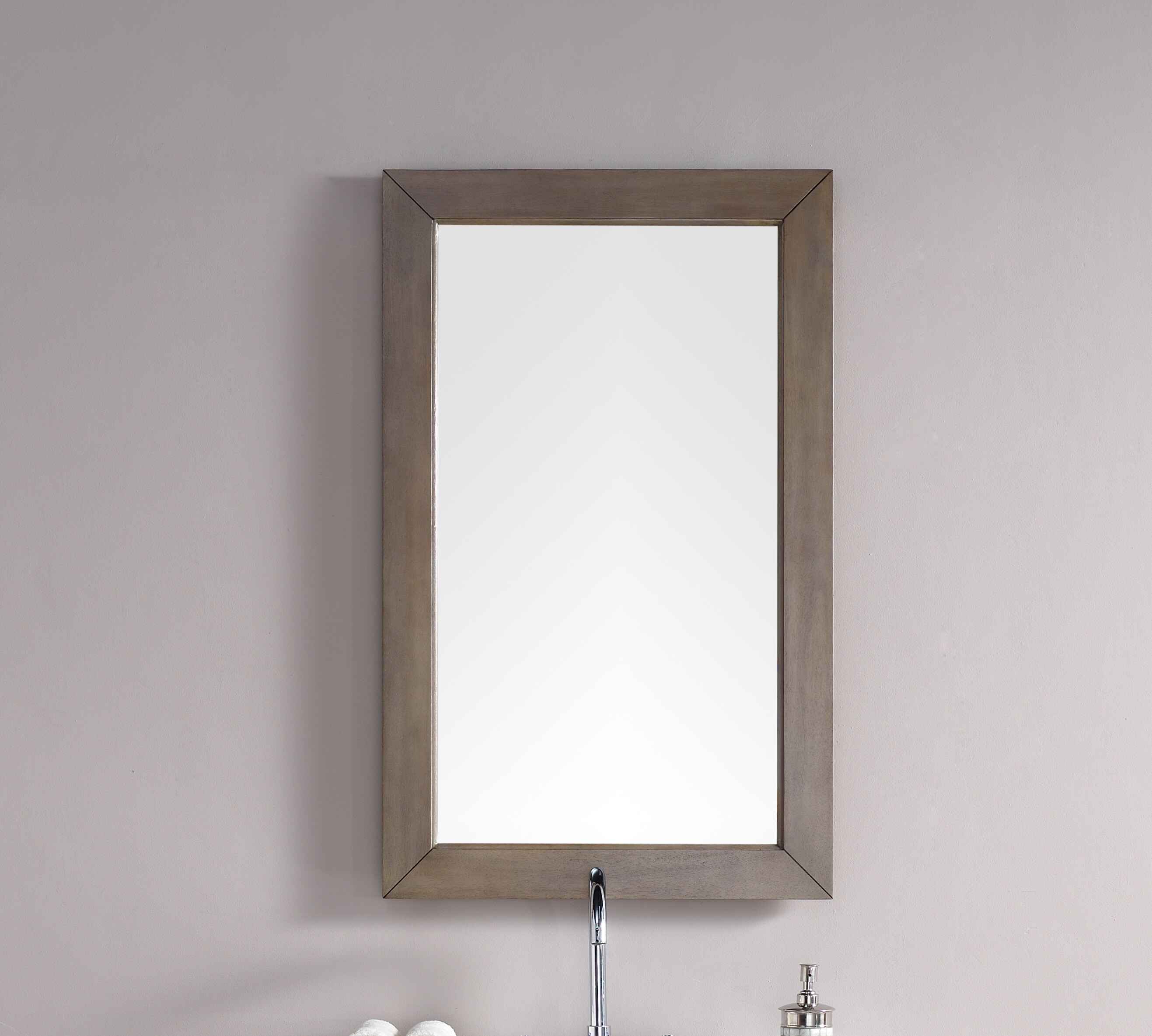 James Martin Vanities 305-M26-WWW Framed-Bath-Mirrors - View #3