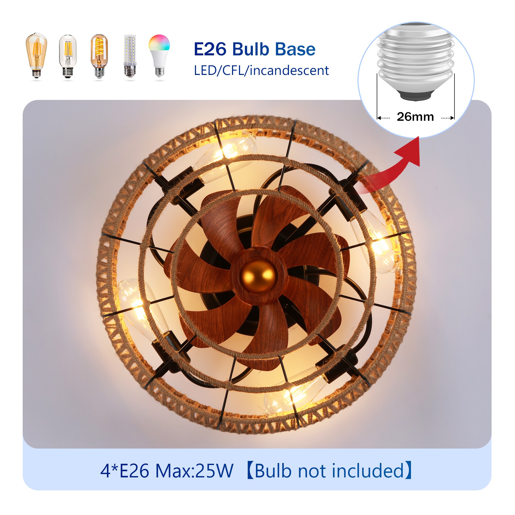 Afoxsos LAF0421EG48 Ceiling-Fans - View #7