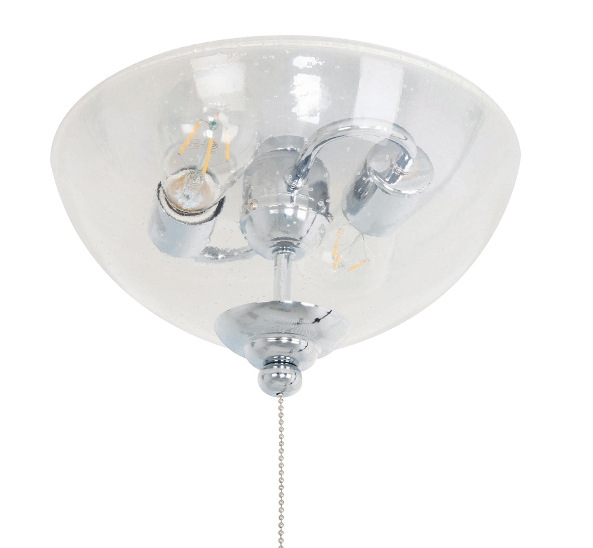 Craftmade LK415-LED 12.05-in 2 -Light Silver LED Ceiling Fan Light Kit