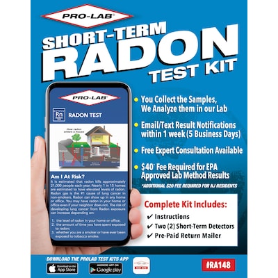 Pro Lab Radon Gas Test Kit Easy To