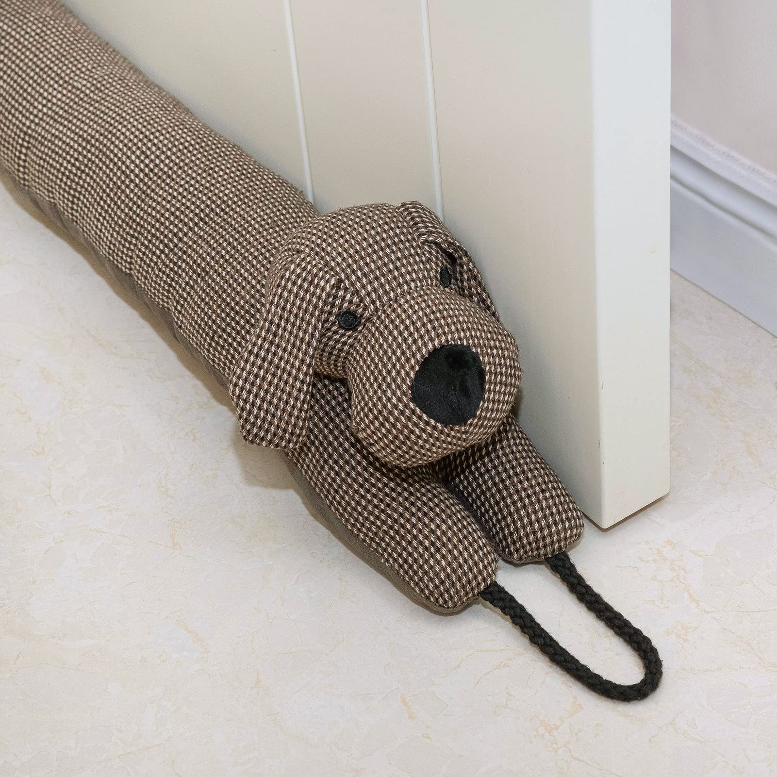 Lukvuzo  Under Door Draft Stopper Decorative Wind Stopper 36 inch for Door Window Weighted Animal Air Draft Stopper Snake Noise Blocker for