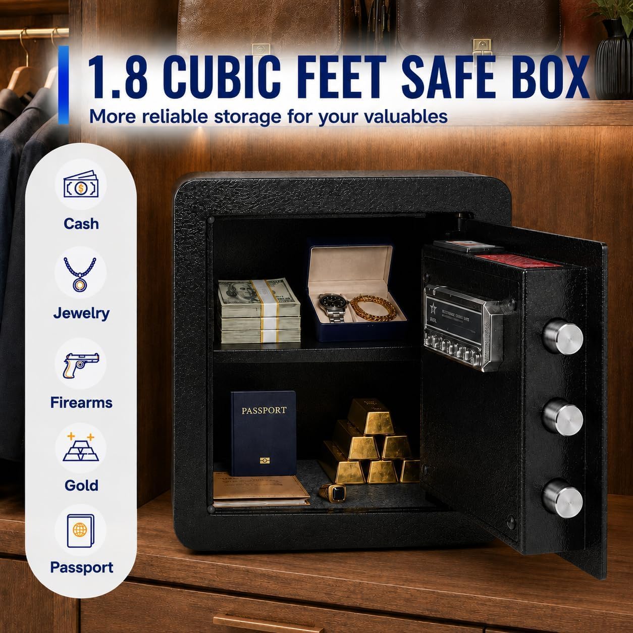 Garvee BRU5RMB47XYZ1OFA Chest-Safes - View #3