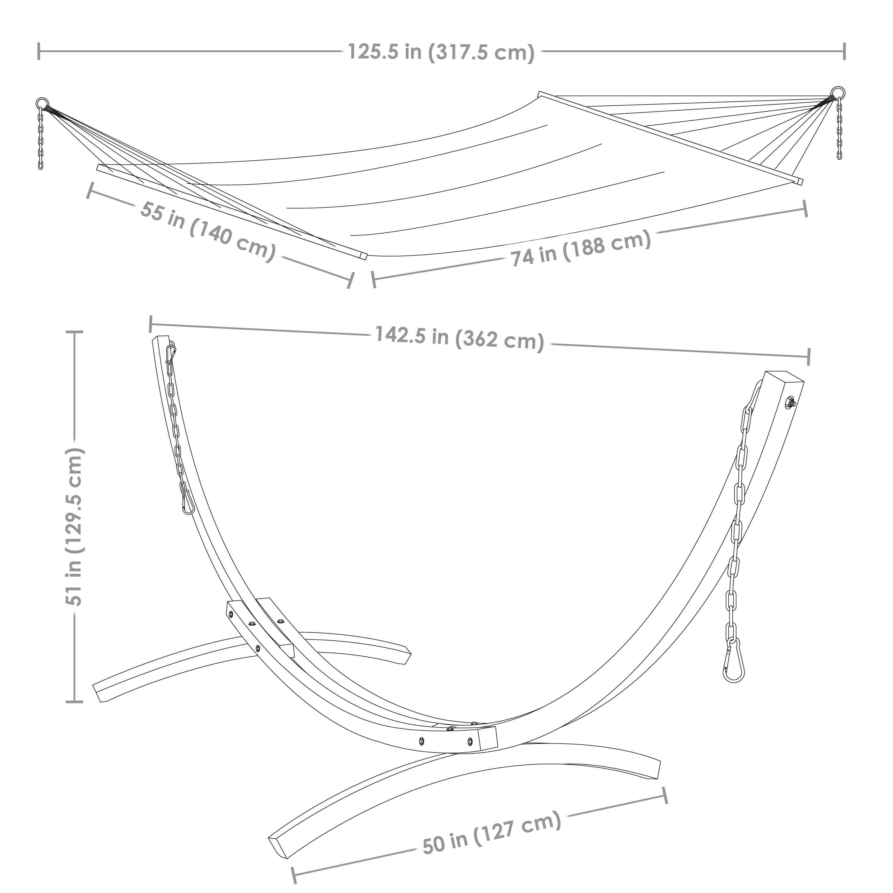 Sunnydaze Decor QFHRD-12WHS-COMBO hammocks - View #9