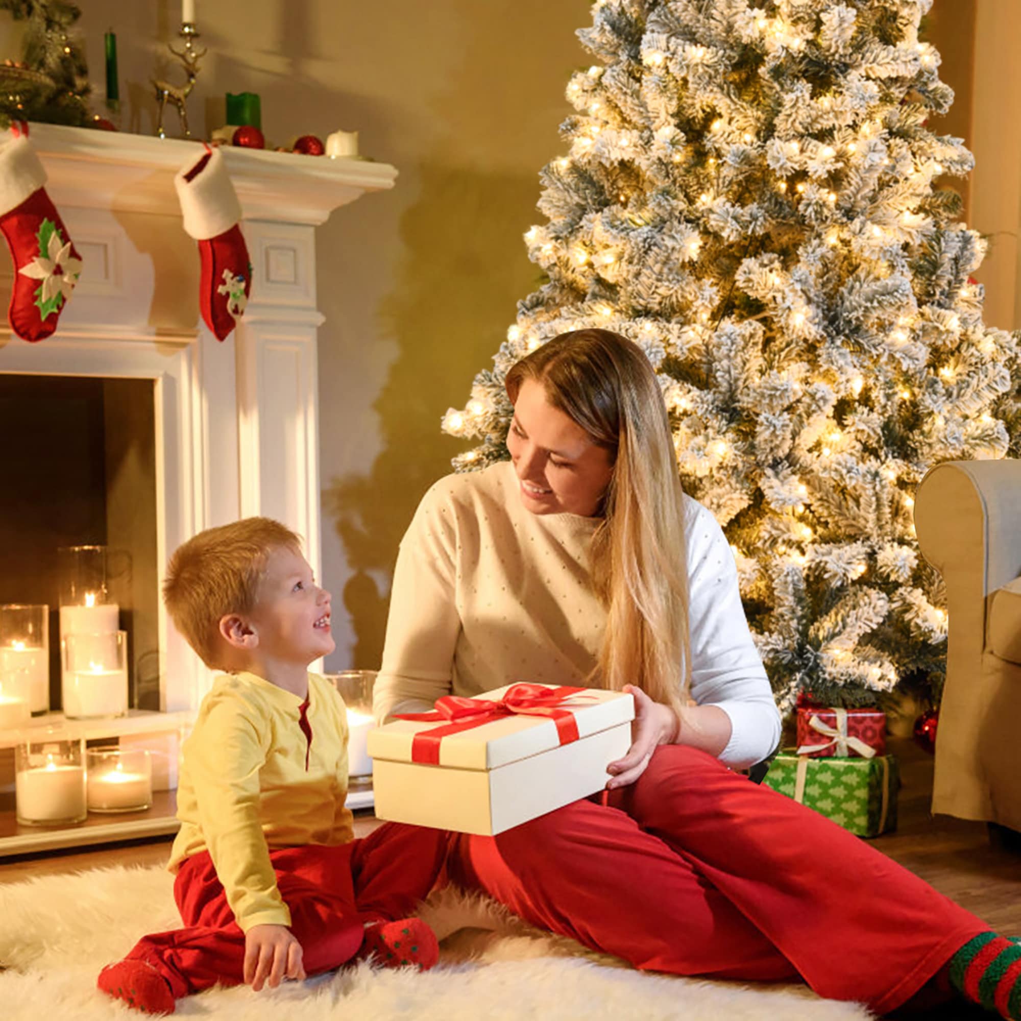 Costway CM22730 Artificial-Christmas-Trees - View #7