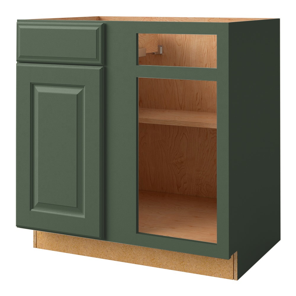 allen + roth 23395MT Marston 39-in W x 34.5-in H x 24-in D Sage Blind Base Fully assembled Cabinet Raised Panel