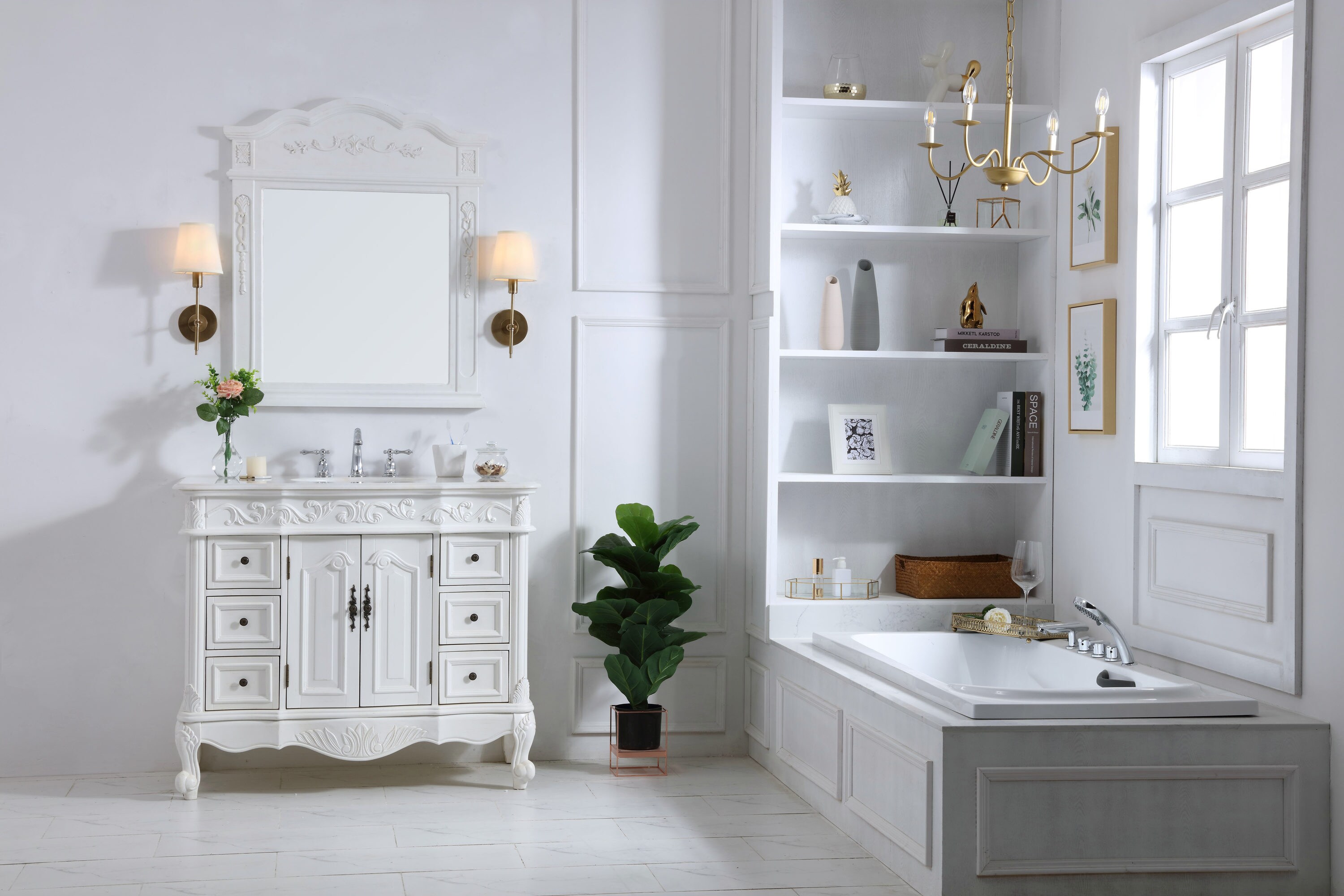 Elegant Decor HF116526AW Bath-Vanity-Combo - View #6