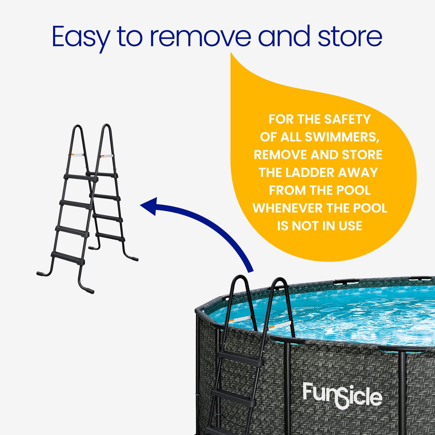 Funsicle P5448FT10 Above-Ground-Pool-Lad-Steps - View #3