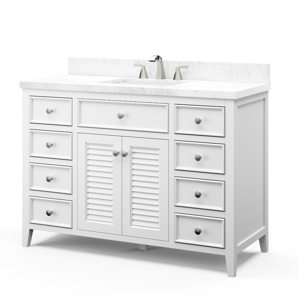 allen + roth LWSA48VW Bath-Vanity-Combo - View #9