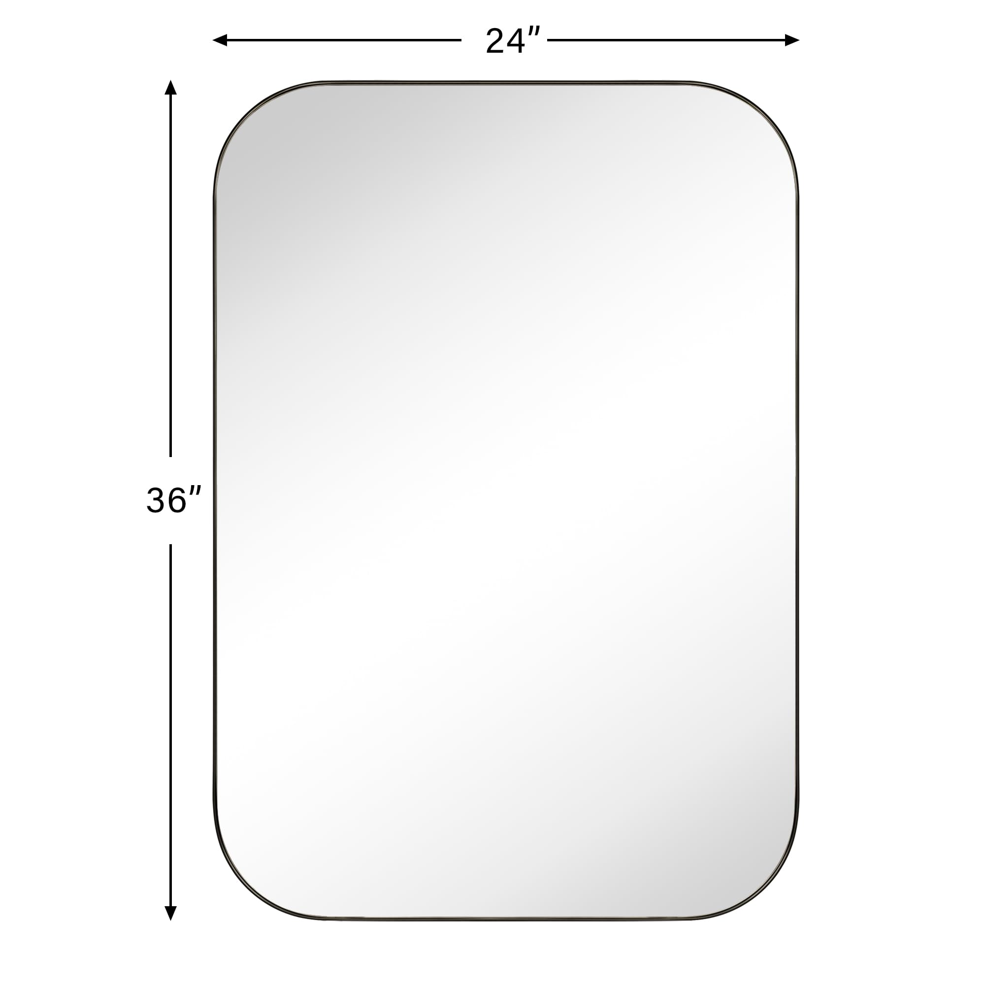 TEHOME GC-0Y163 Framed-Bath-Mirrors - View #7
