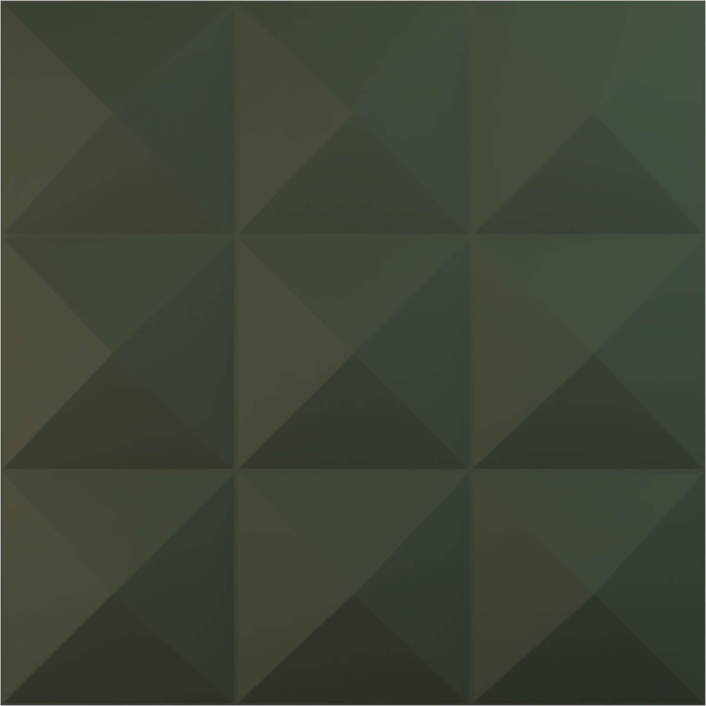 Ekena Millwork WP20X20BEGHC-CASE-12 19-5/8-in x 19-5/8-in Embossed Paintable/Stainable Green PVC Wall Panel ( 12 -Pack, Covers 32.04-sq ft )