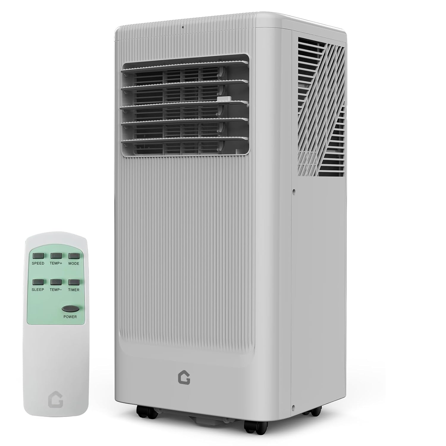 Qeetex LHF-DYQ-PHK-336TFR8S Portable Air Conditioner  10000Btu Standing Ac Unit  Room Air Conditioner With Remote Control 3-In-1 Function Cool  Fan  Dry  Cool Up to 450 Sq Ft  Sleep Mode 24Hrs Timer  Quiet Operation