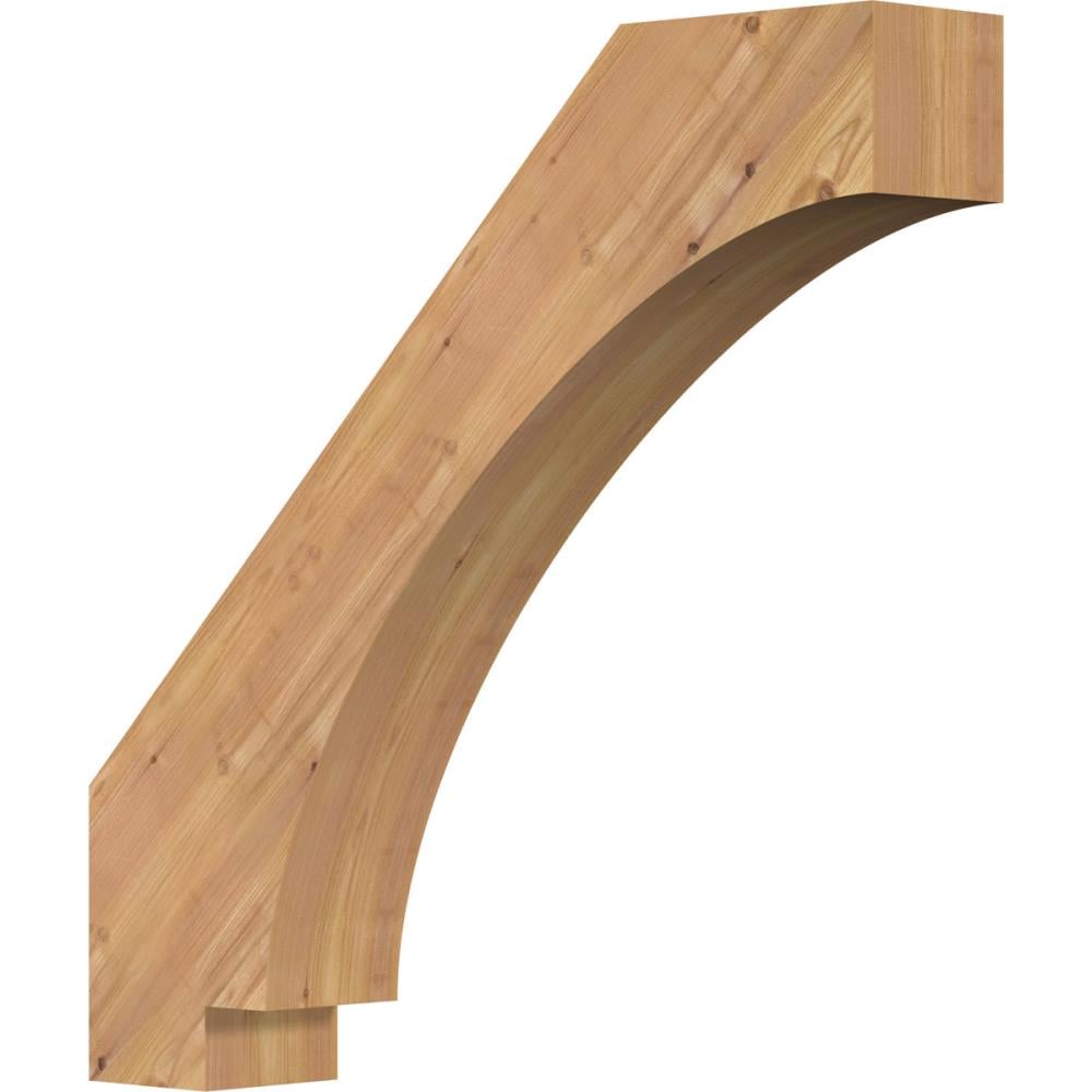 Ekena Millwork BRC06X30X30IMP00SWR 5-1/2-in x 30-in x 30-in Western Red Cedar Unfinished Wood Imperial Smooth Knee Brace