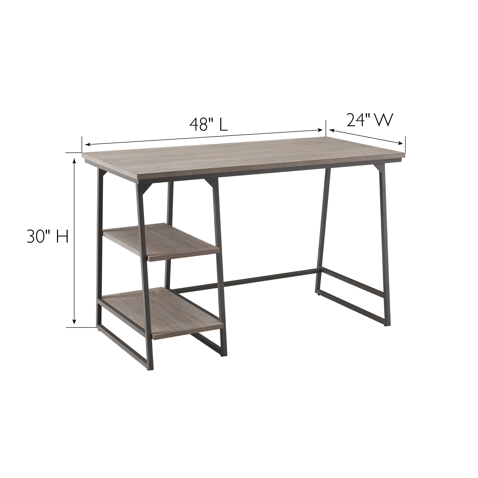 Leick Home 70003-ROBLK desks - View #3