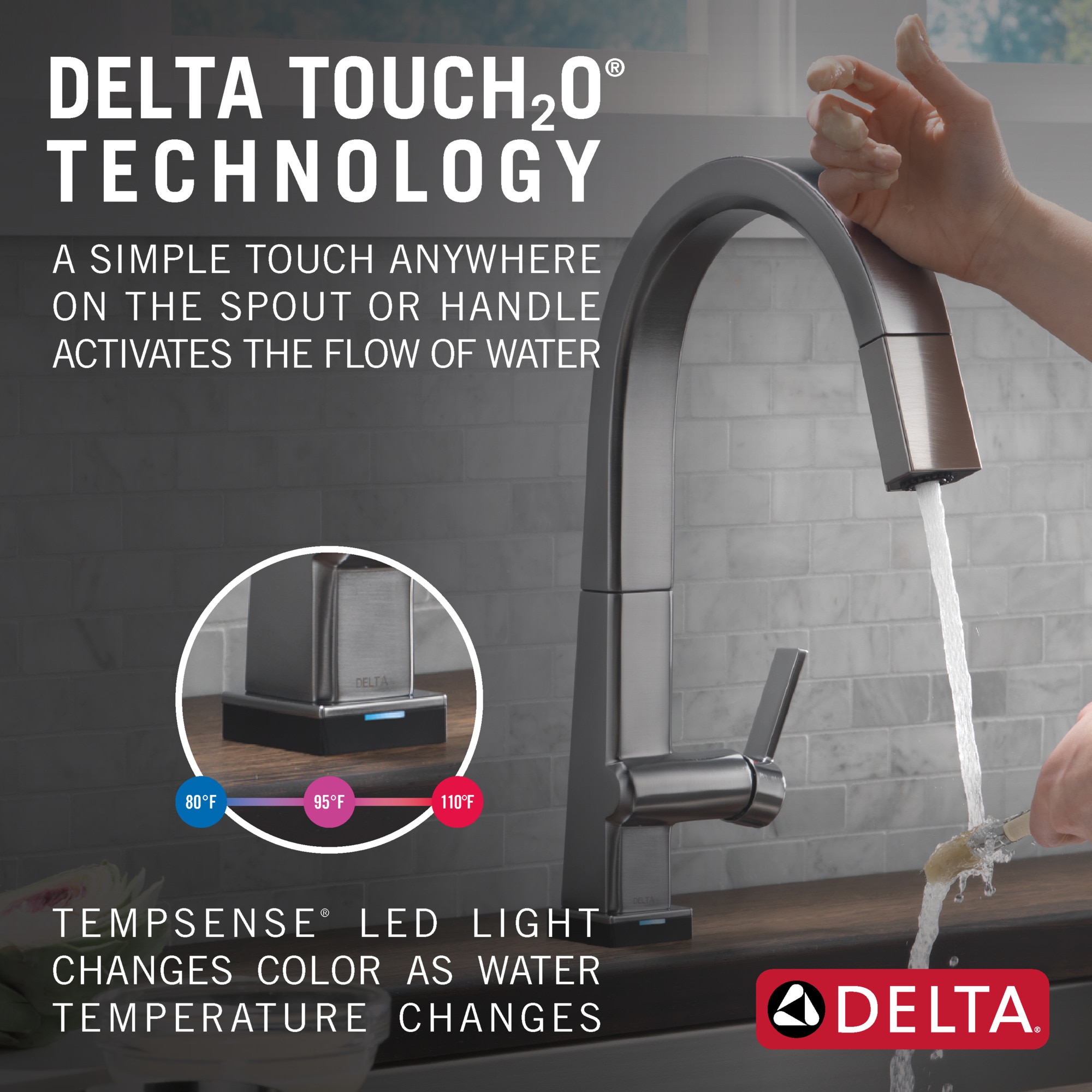 Delta 9193T-AR-DST Kitchen-Faucets - View #2