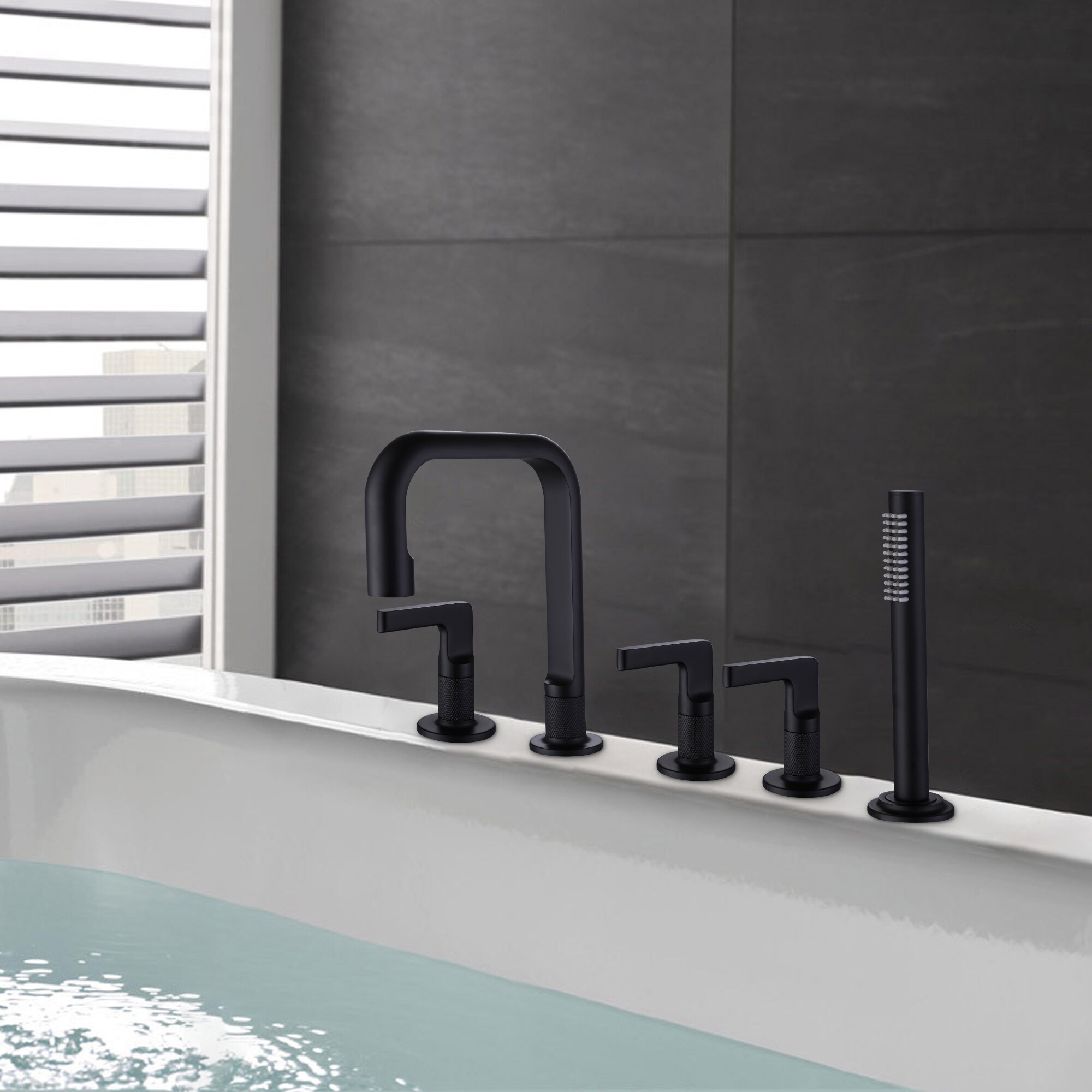 WELLFOR WB-0923 Roman-Tub-Faucets - View #3