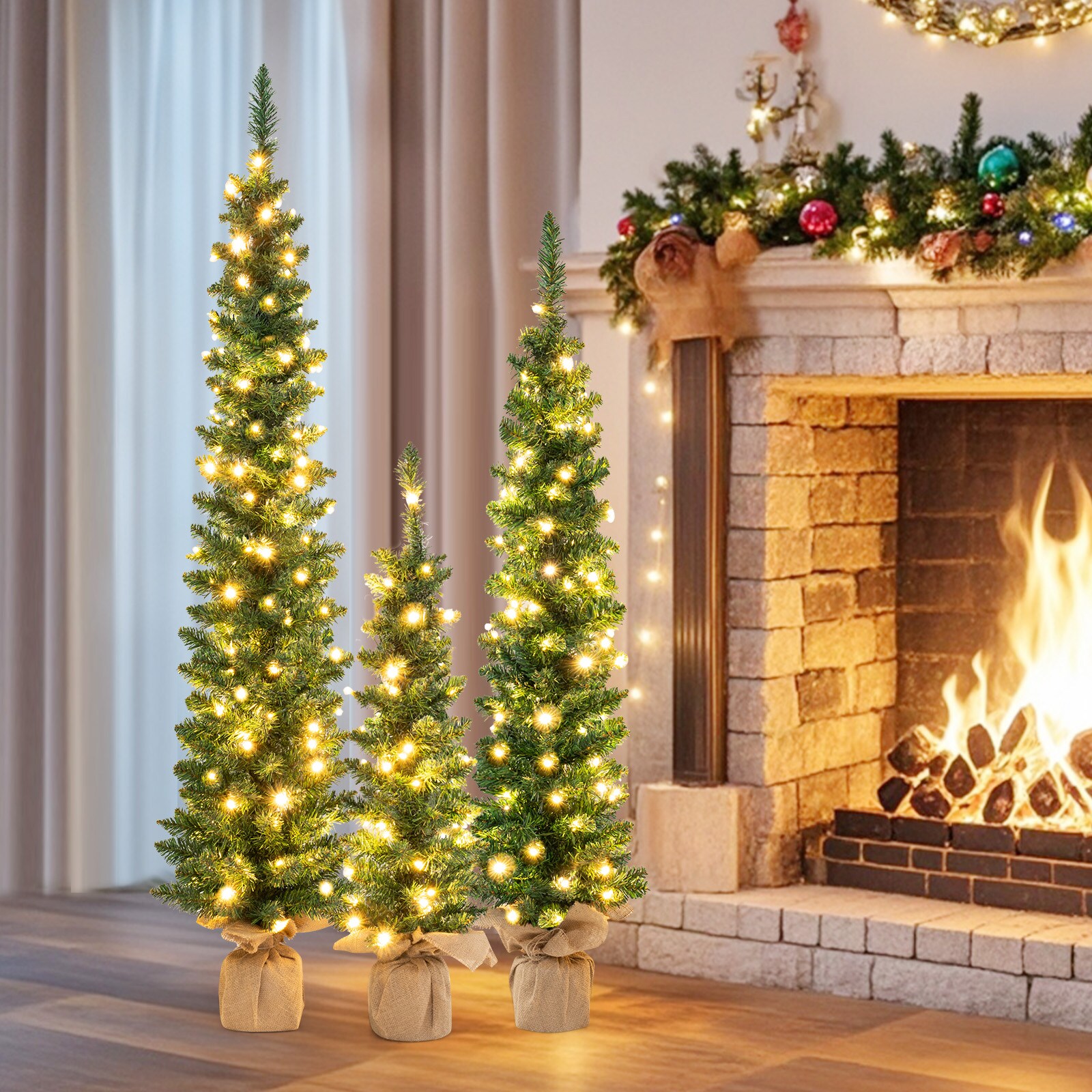 WELLFOR TX-HGY-10014US Artificial-Christmas-Trees - View #11