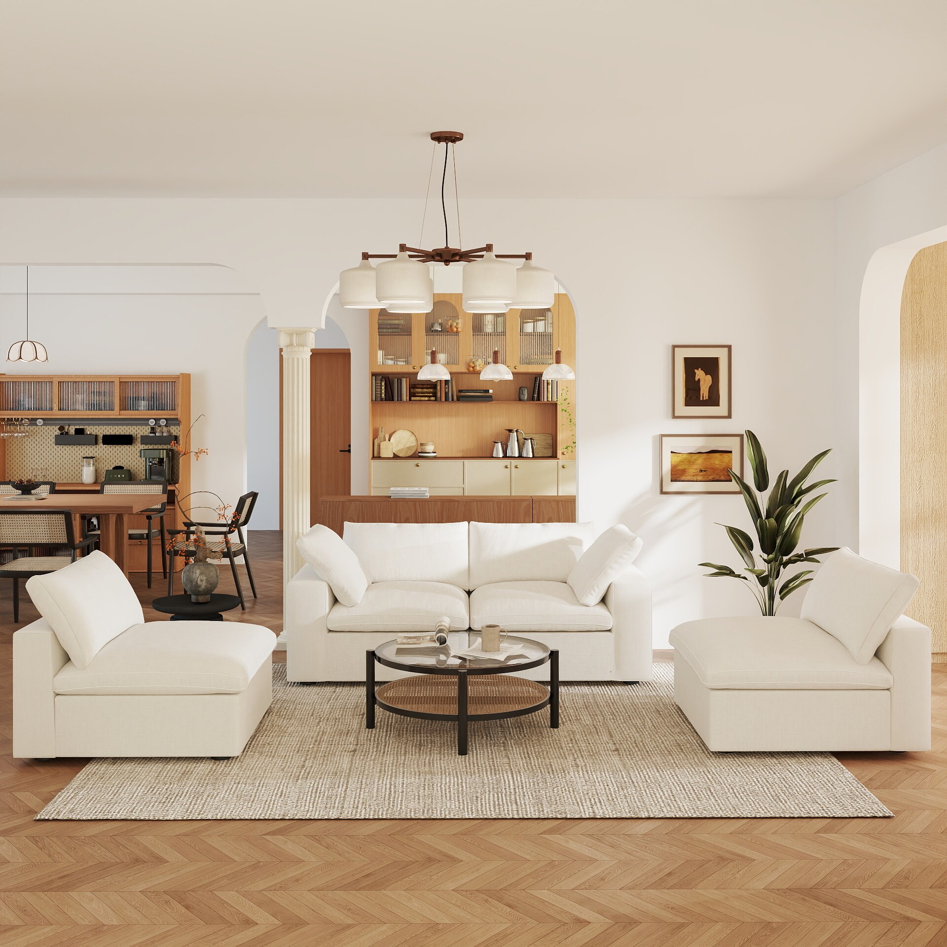 BuotiqHom DH-S4-121WE Sofas-Loveseats - View #3