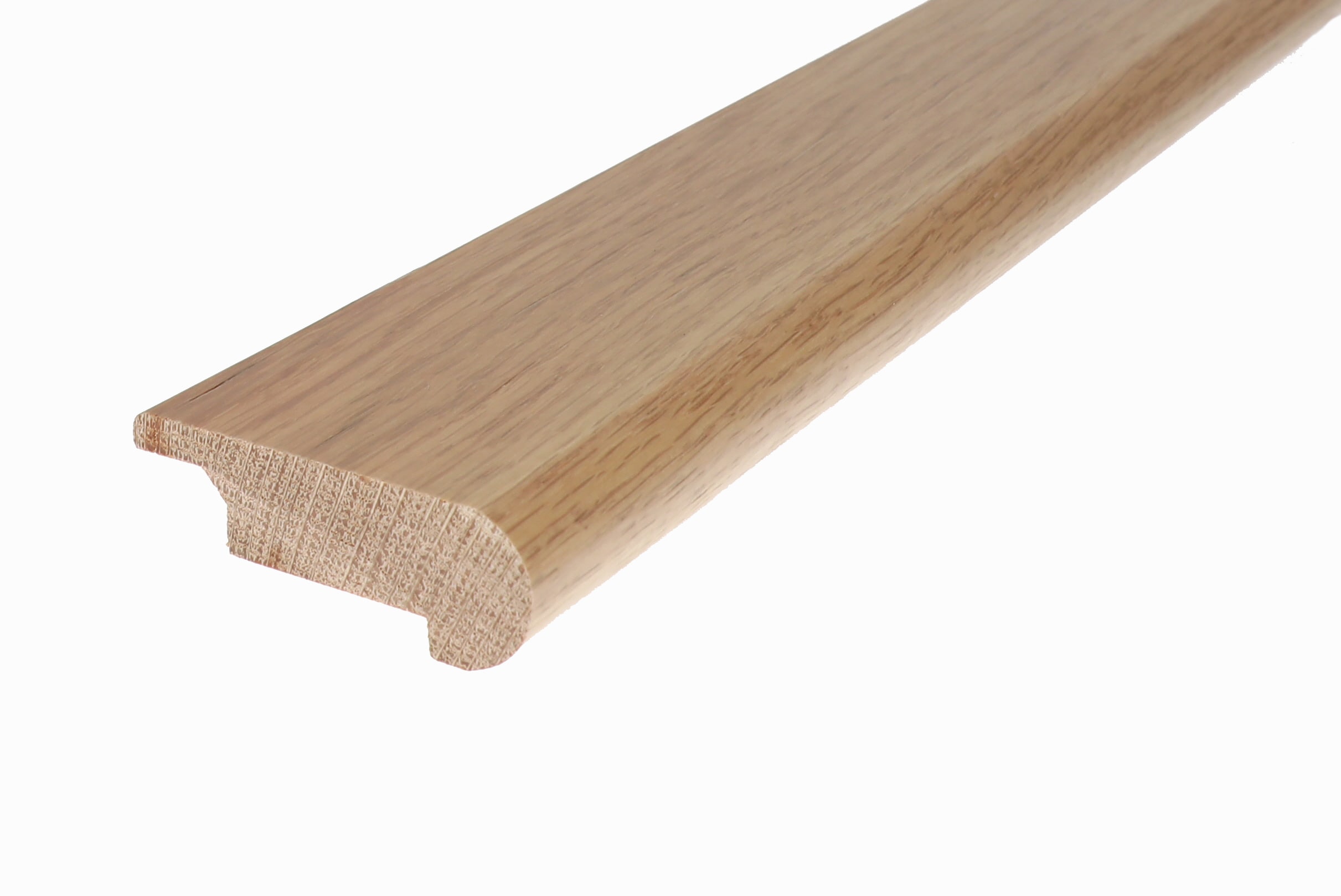 Flexco 3414804 1.5-in x 78-in x 0.375-in French Oak Valirana Finished Wood Oak Overlap Stair Nosing