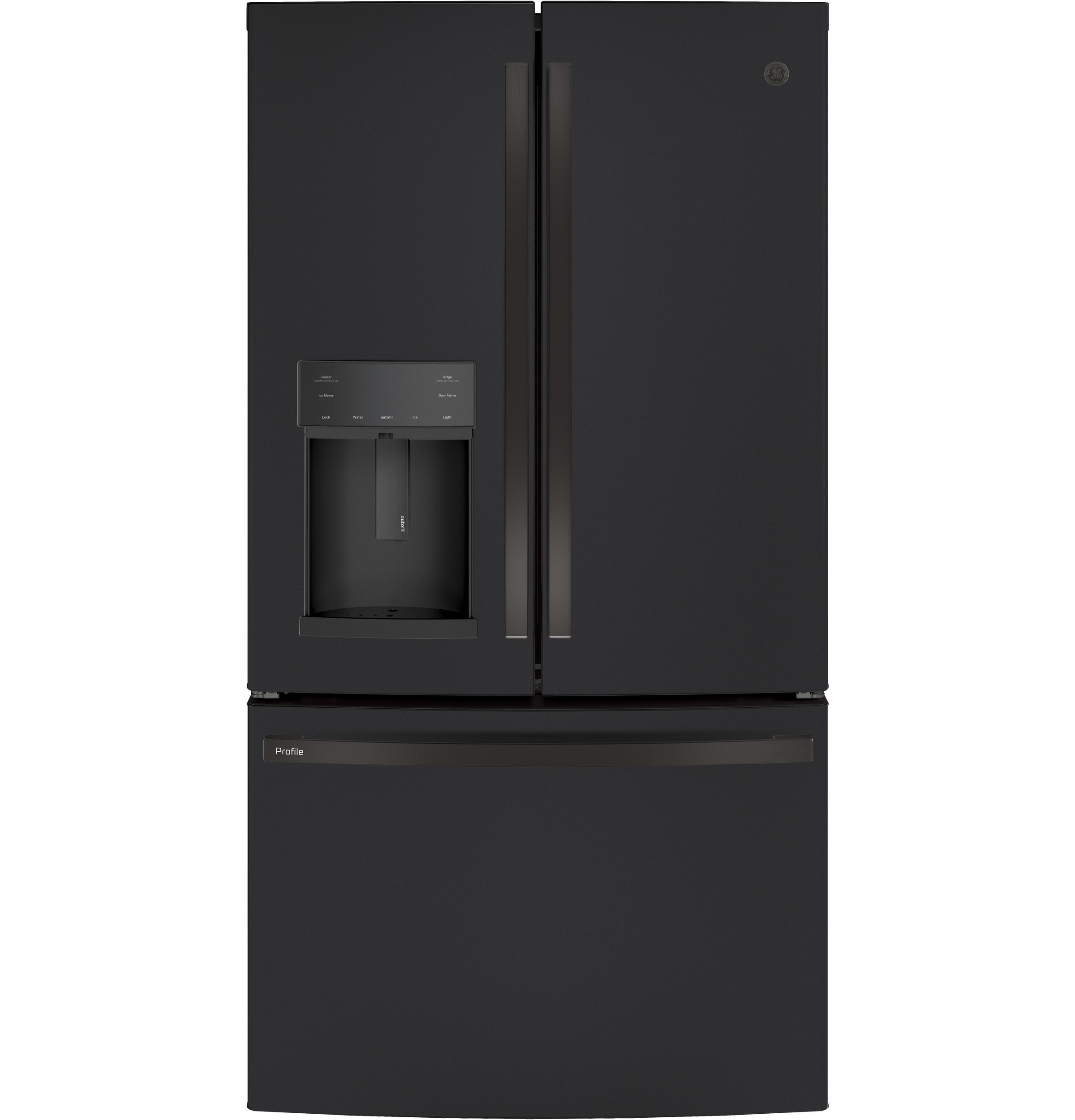 GE 25.6-cu ft French Door Refrigerator with Ice Maker (Slate