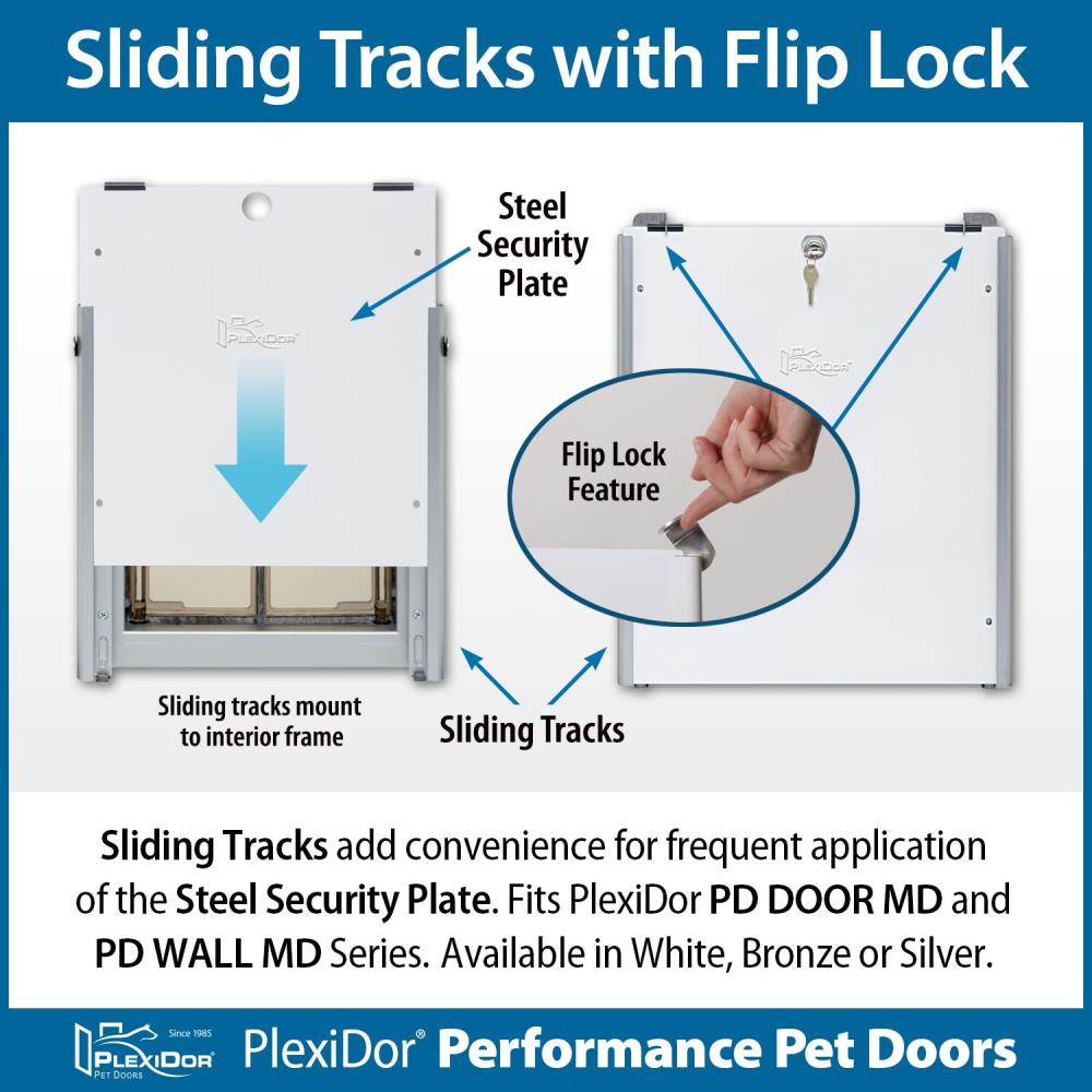 PlexiDor PD SLD TRK MD SV Pet-Door-Accessories - View #2