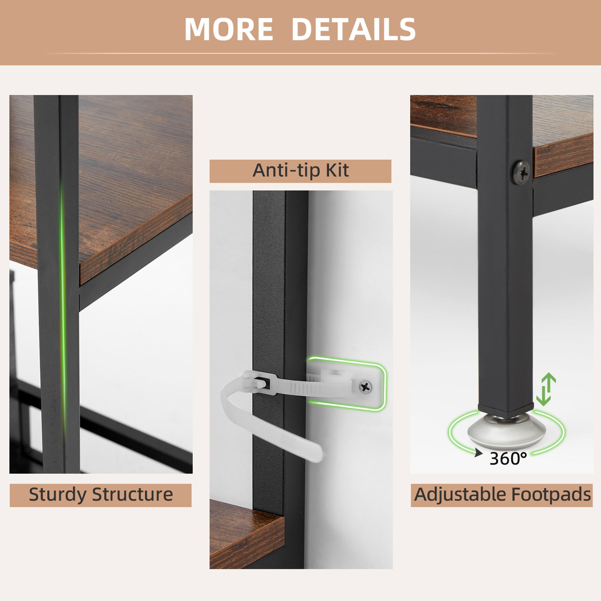 JOMEED 325104 bookcases - View #3