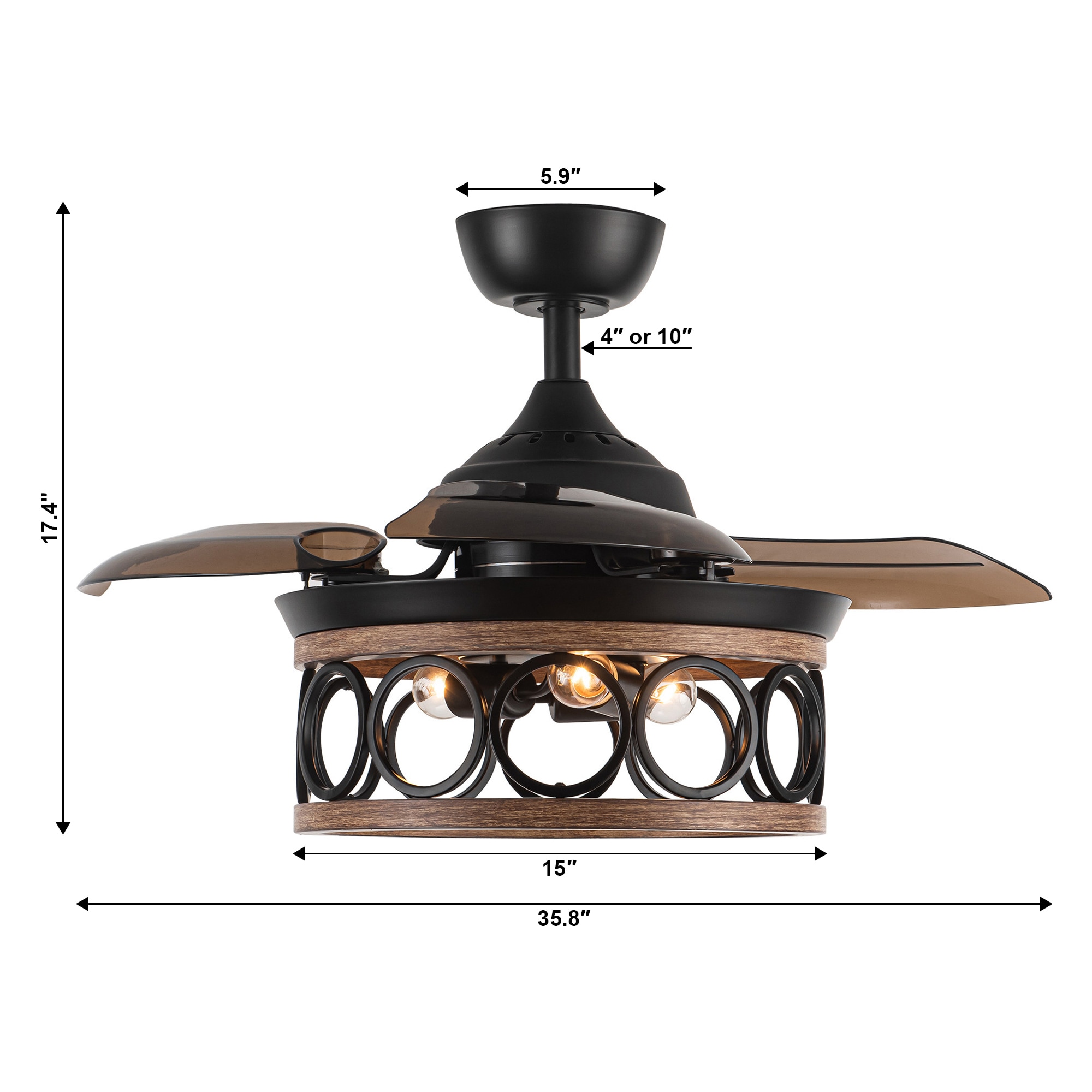 Parrot Uncle F3511110V Ceiling-Fans - View #11