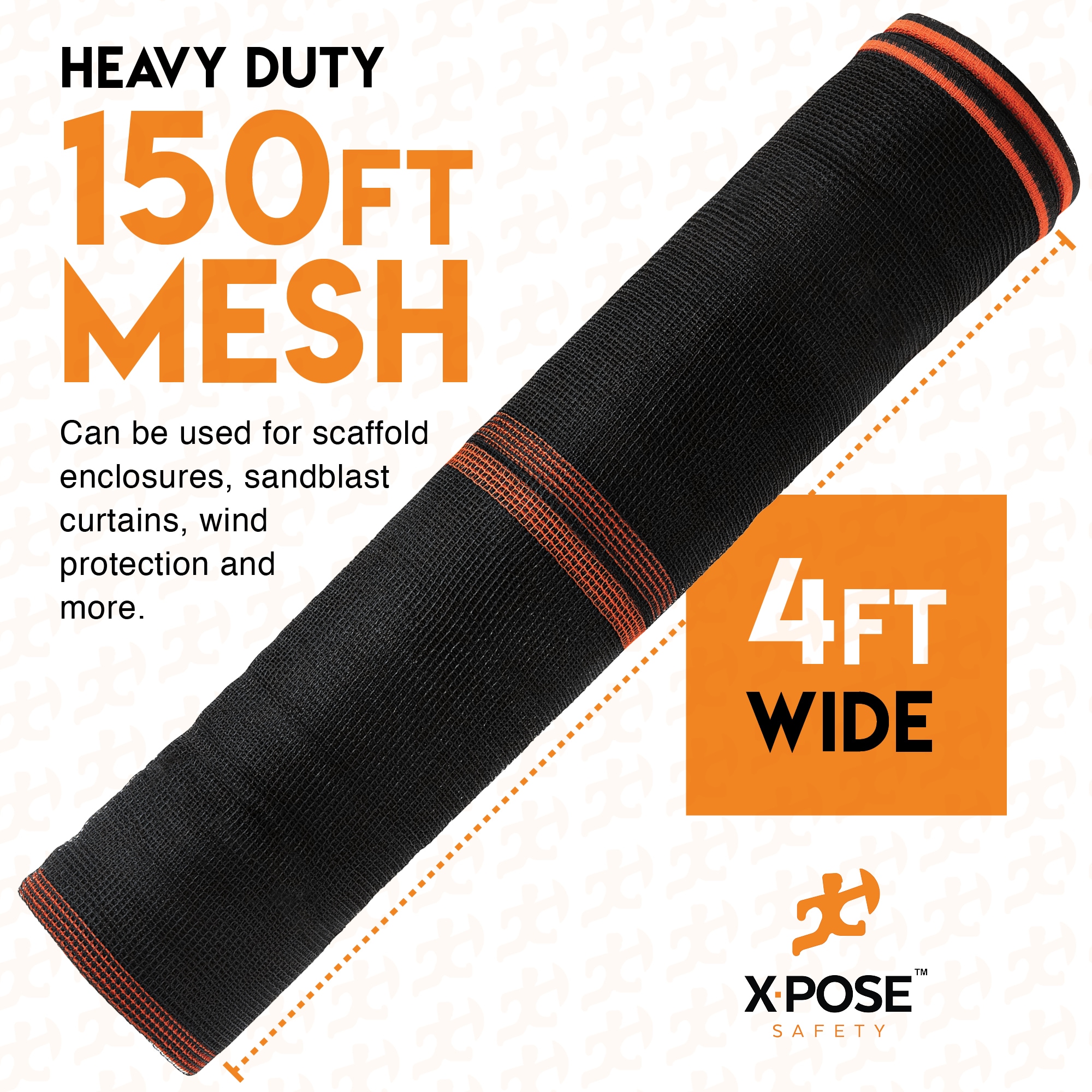 XPOSE SAFETY NFR14-4150-BLK-X Temporary-Fencing - View #4