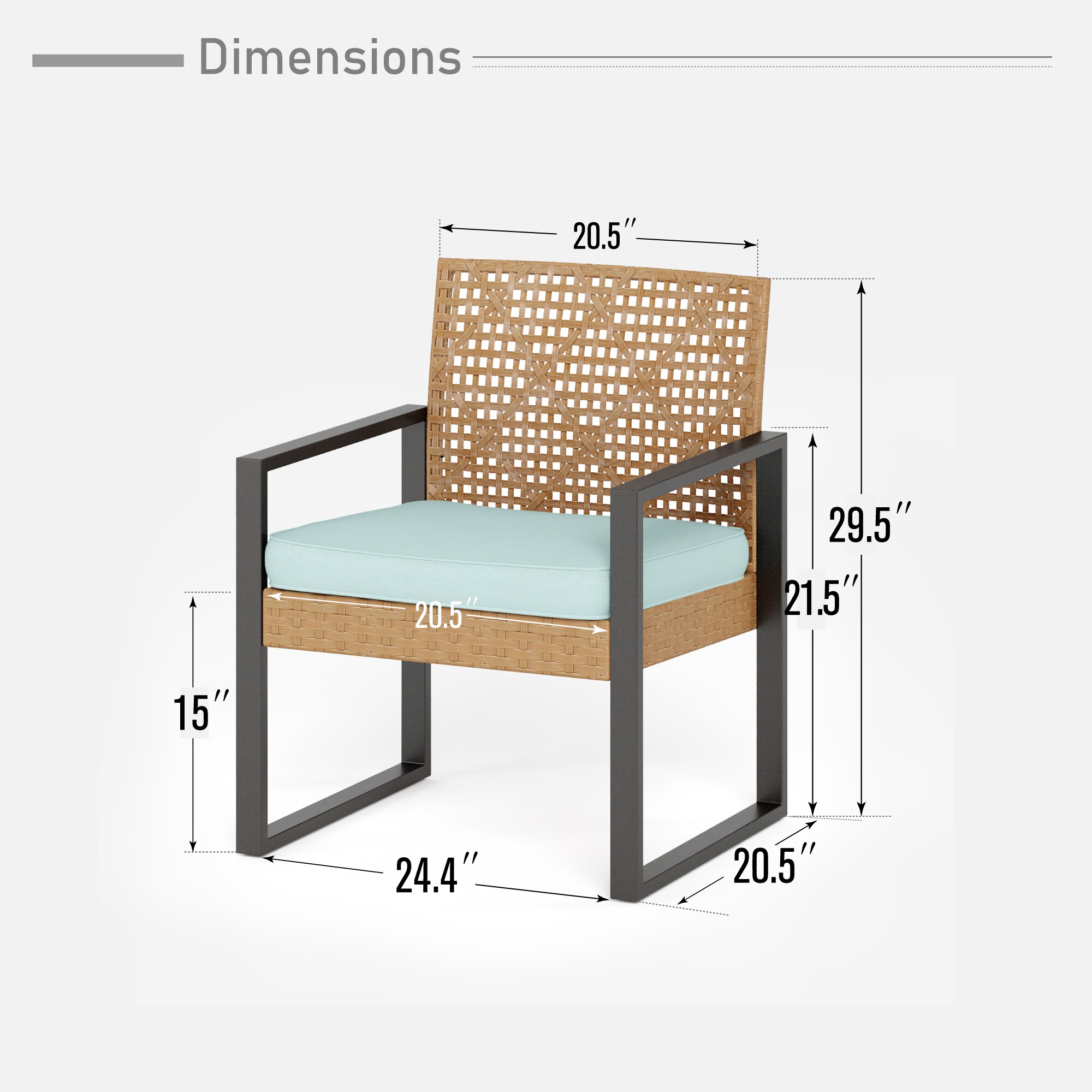 Sunshine Valley CR006-27-3-BU Patio-Conversation-Sets - View #12