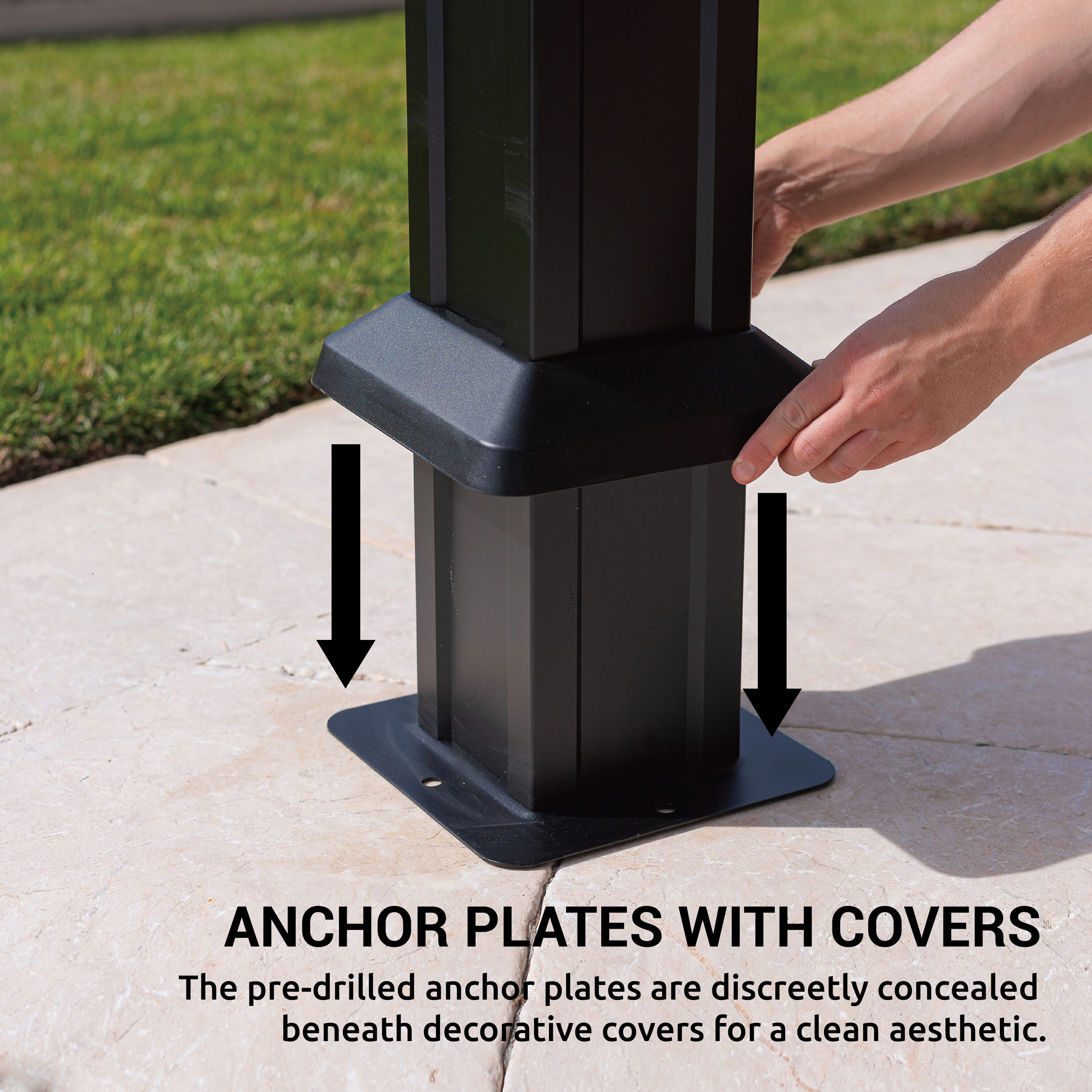 Paragon Outdoor GZH3-1220BKA Wood-Resin-Gazebos - View #6