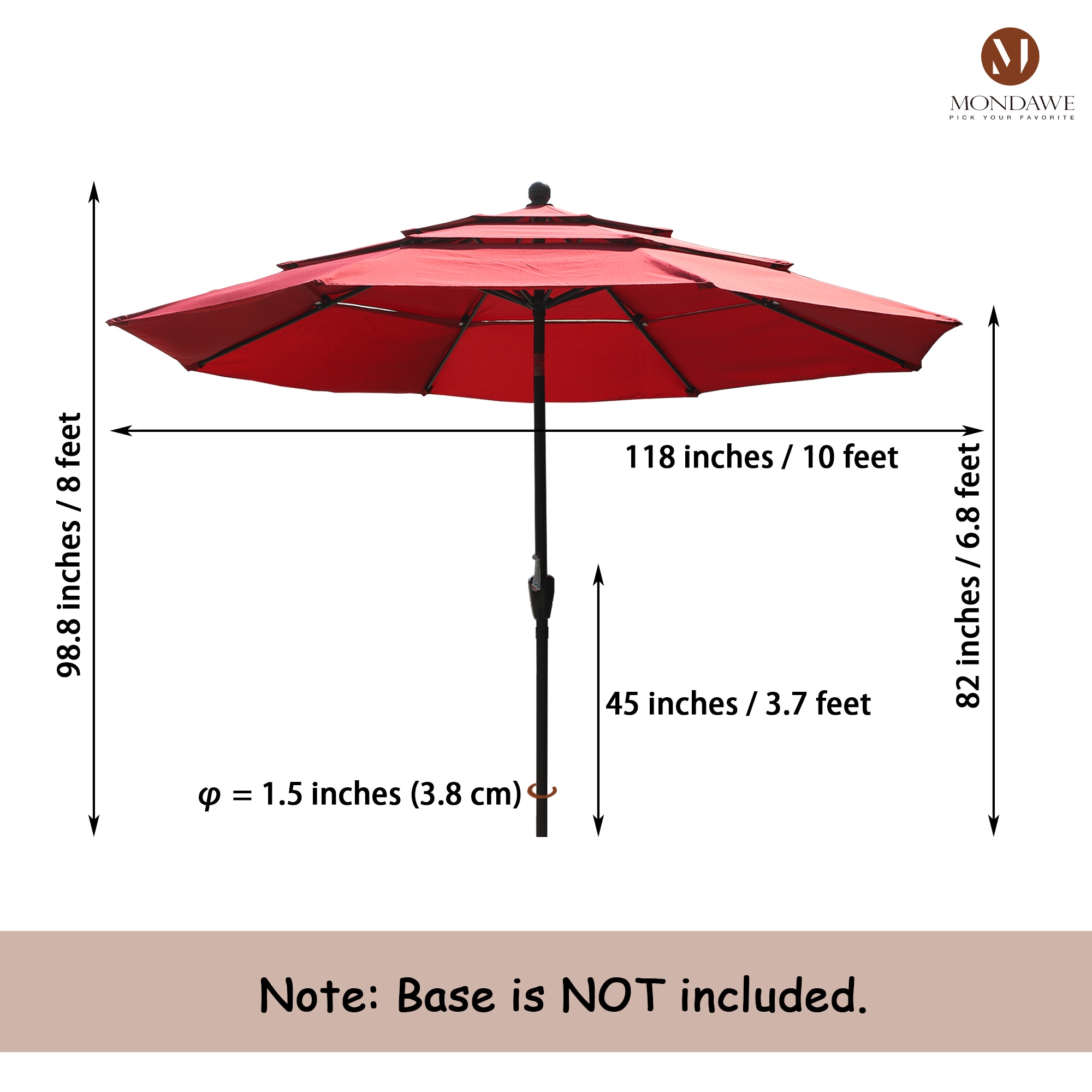 Mondawe WF-WS955 Umbrellas-2 - View #9