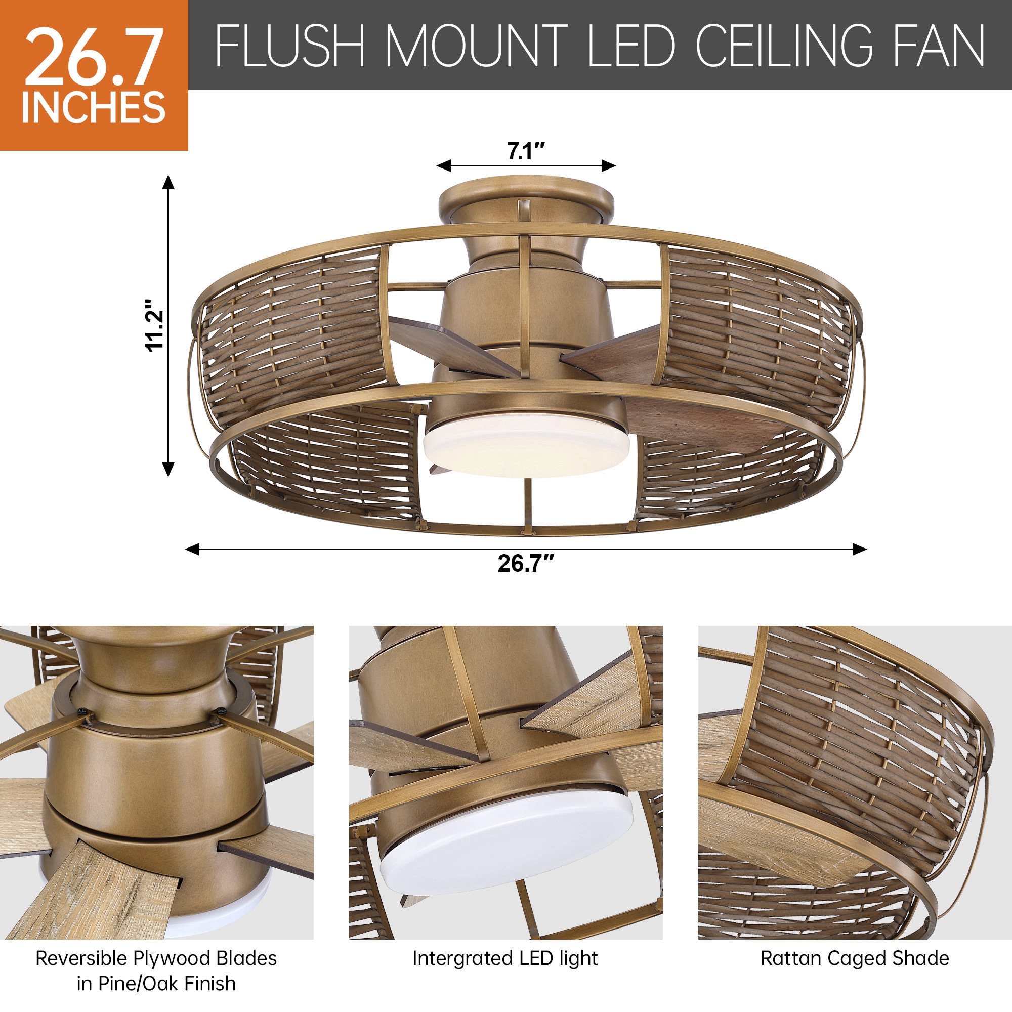 Parrot Uncle F8281110V Ceiling-Fans - View #7