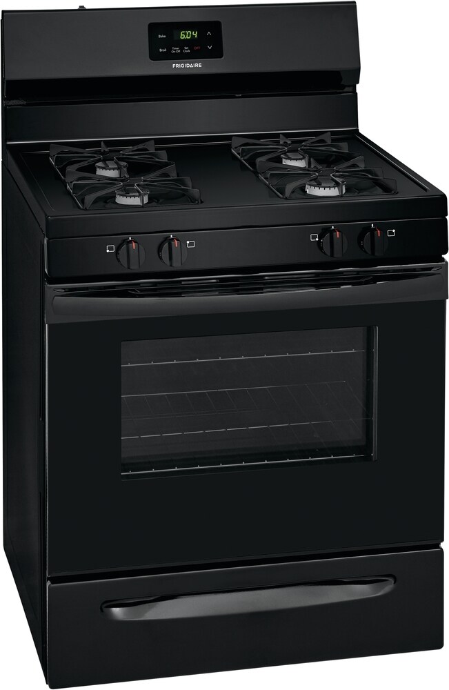 black frigidaire gas stove