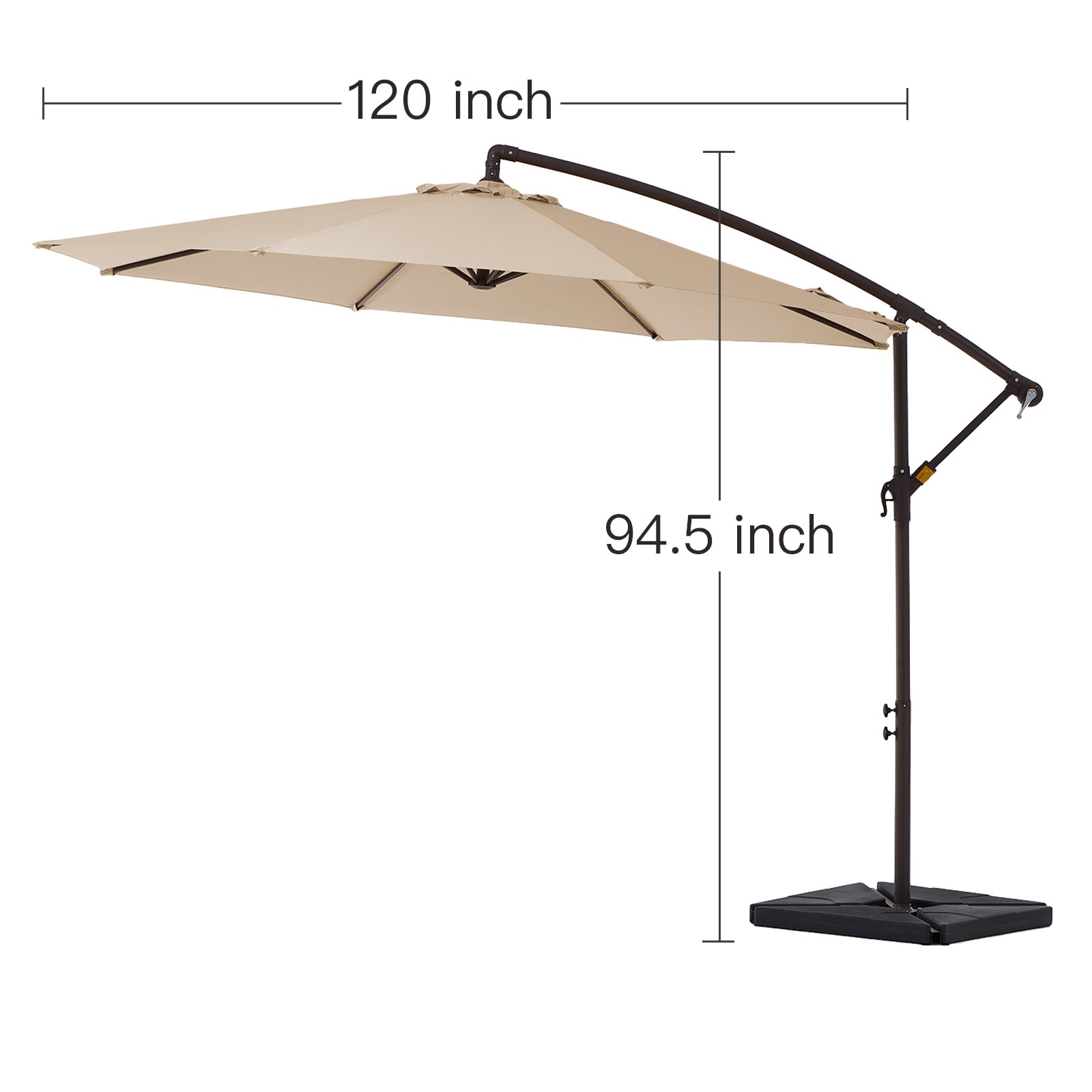 JEAREY JE-SXJS+DDSD-10FT-BE Umbrellas-2 - View #9