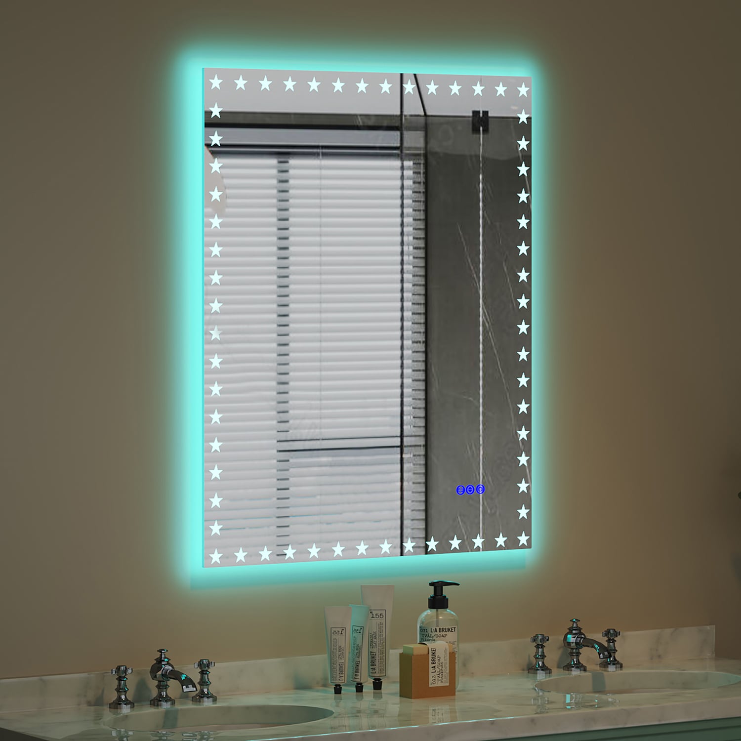SINOFURN SYA760163SL Framed-Bath-Mirrors - View #12