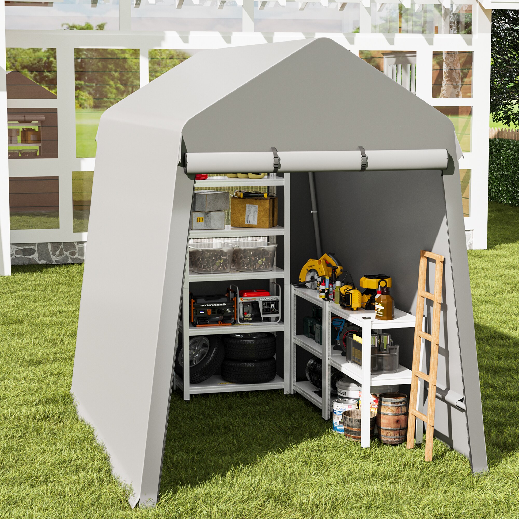 IdealHouse WEHHZ-H5584TXWJVWF Carport-Covers - View #4
