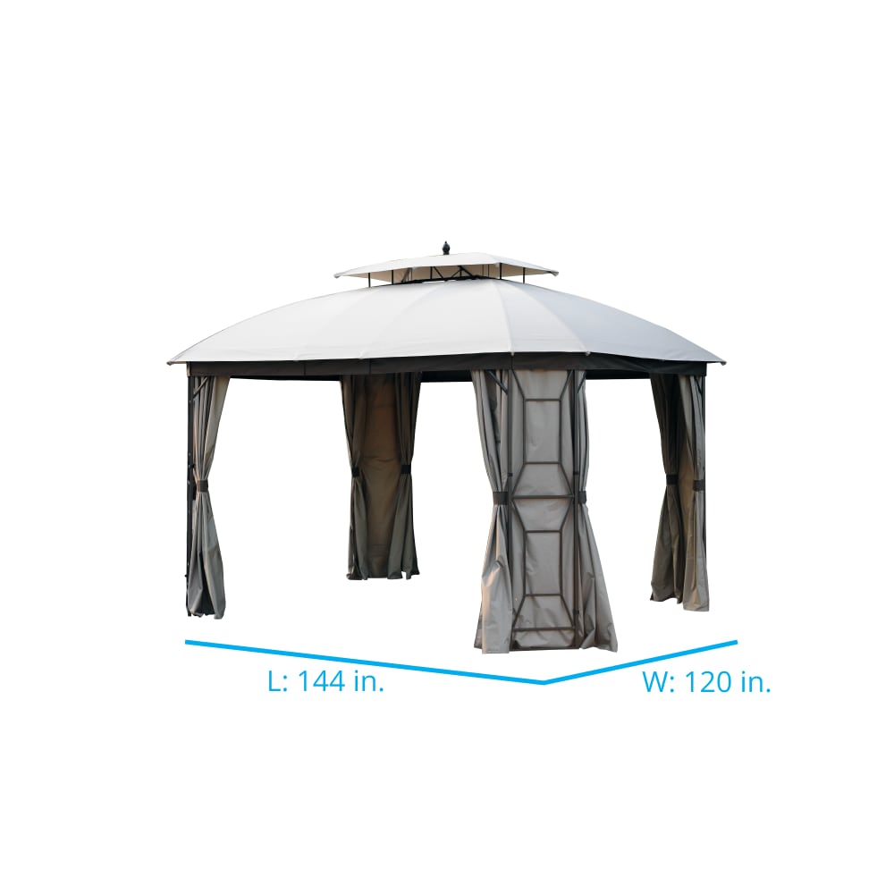 Style Selections TPGAZ2236 Wood-Resin-Gazebos - View #9