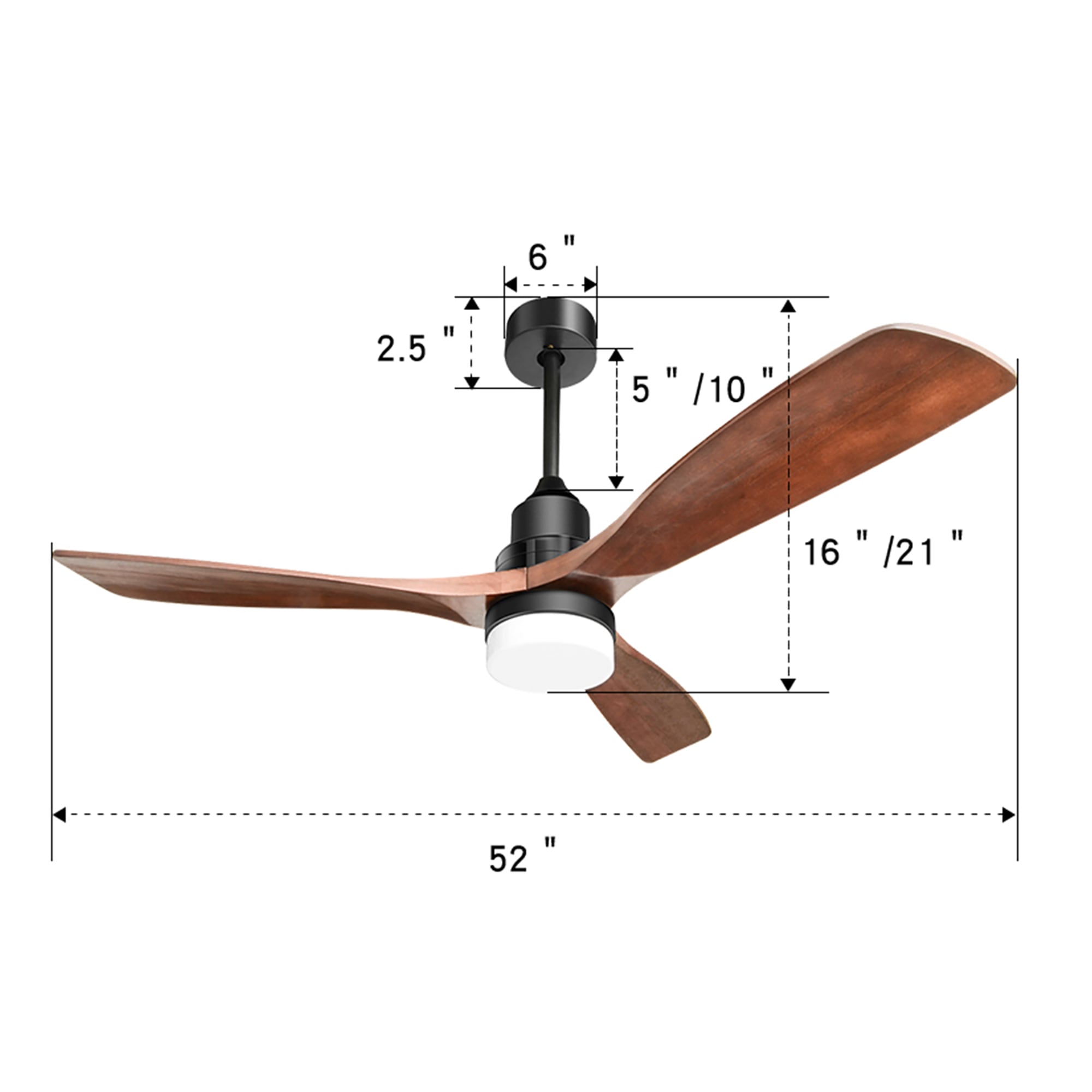 Forclover WYL1-D52PSY Ceiling-Fans - View #3