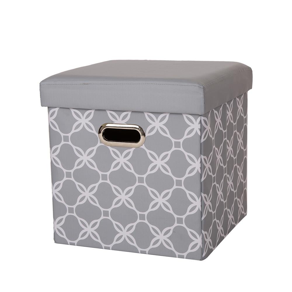 Glitzhome 1504003768 Modern Multied Storage Ottoman