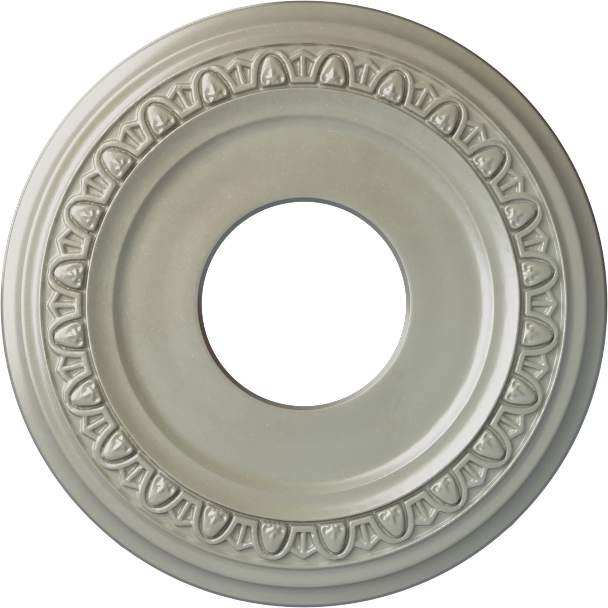 Ekena Millwork CM12JAFCS Jackson 12.25-in W x 12.25-in L Painted Flash Copper Polyurethane Whole Ceiling Medallion