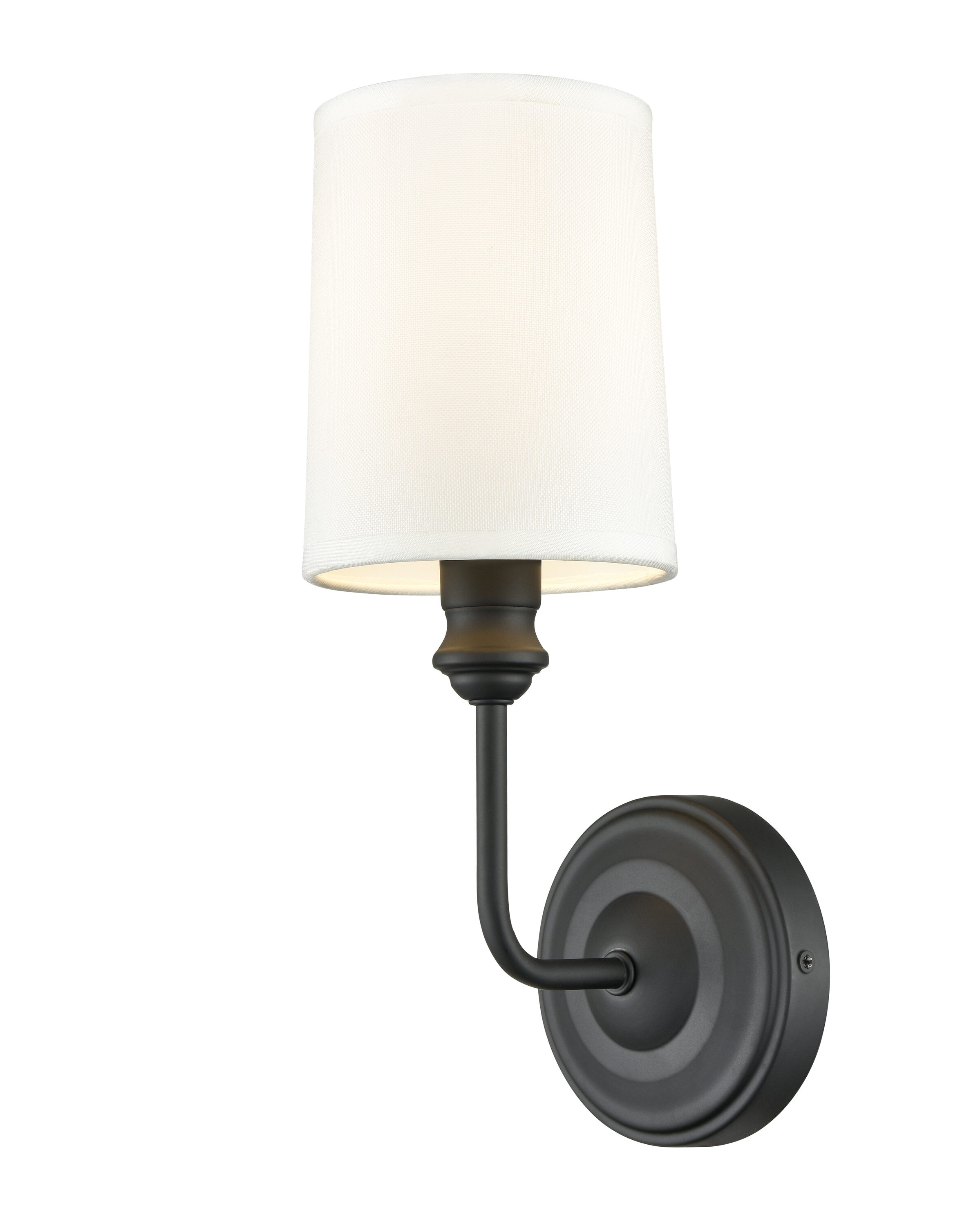 Millennium Lighting 99801-MB Leena 4.5-in W 1 -Light Matte Black Transitional Wall Sconce