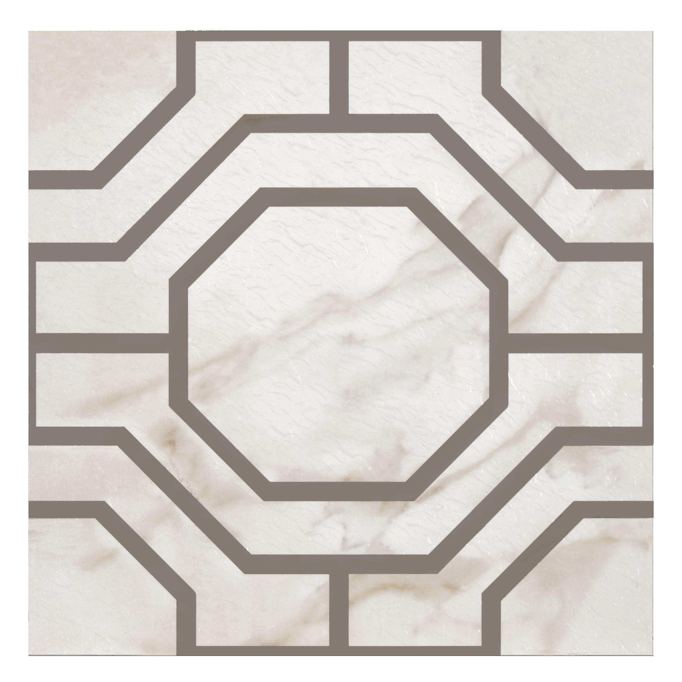 Achim RTFTV61120 Charcoal marble Gray Patterned look 2.75-mil x 12-in W x 12-in L Peel and stick Luxury Vinyl Tile Flooring ( 20-sq ft Carton )