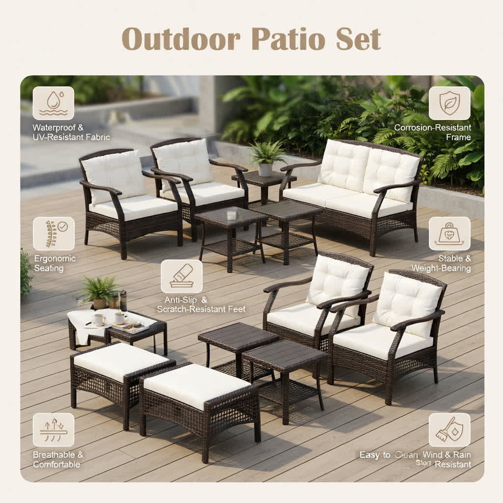 Choco Moon 5357740123977 Patio-Conversation-Sets - View #5