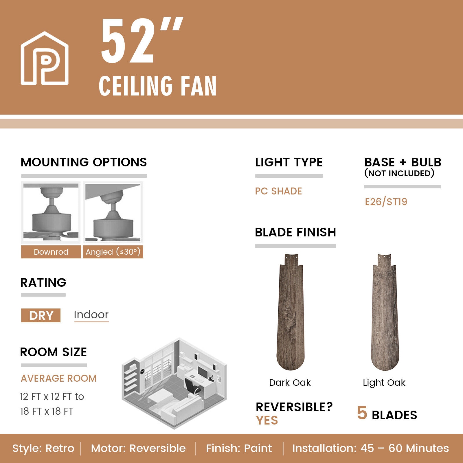 Slickblue D-CO-RG-SU00101SE Ceiling-Fans - View #5