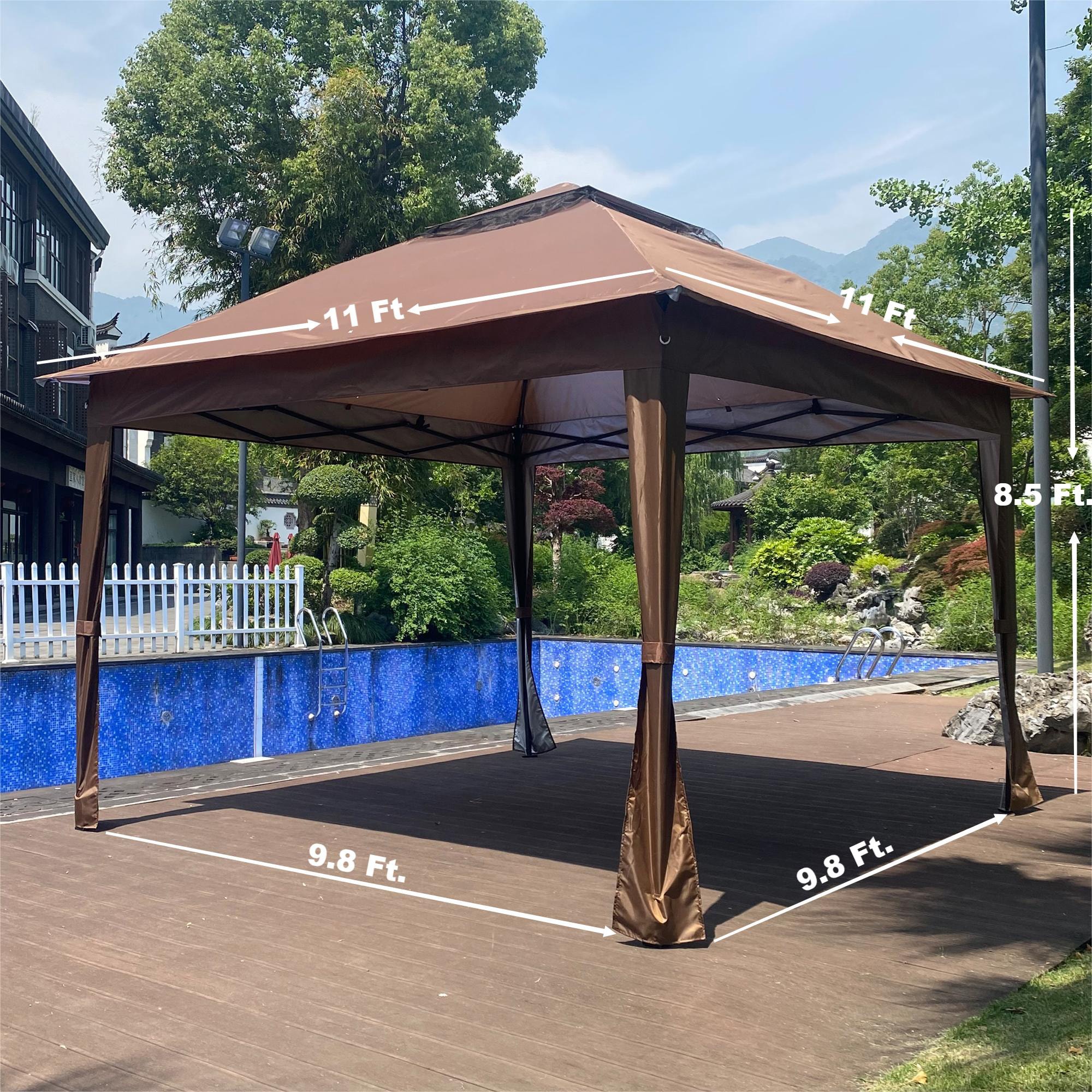 Gaierptone CRXO2921T9L Wood-Resin-Gazebos - View #4