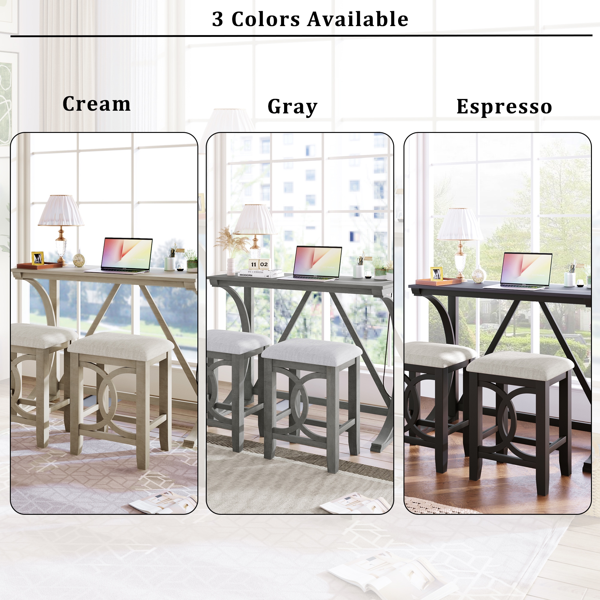 ModernLuxe L-WF298225AAA Dining-Sets - View #3