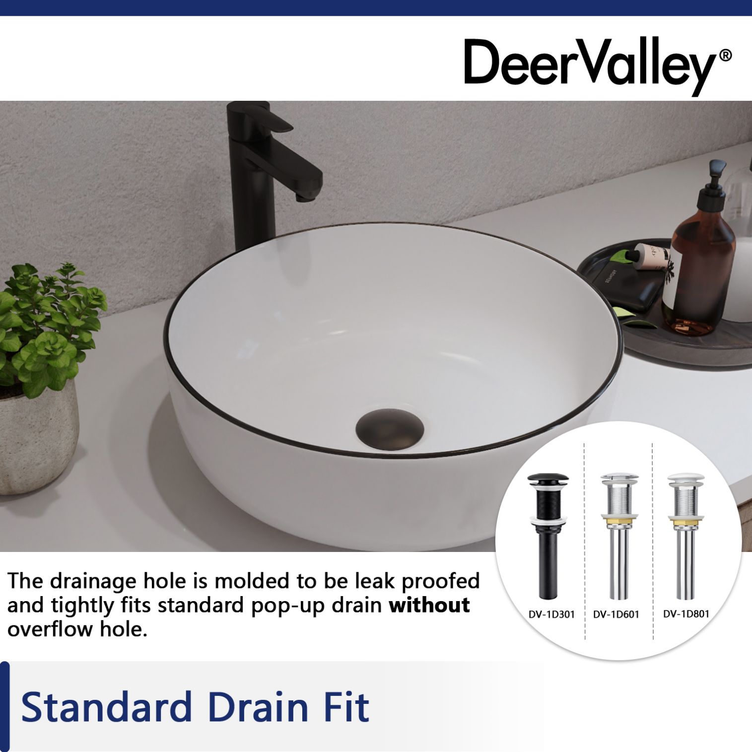 DeerValley DV-1V0030 Bath-Sink - View #8